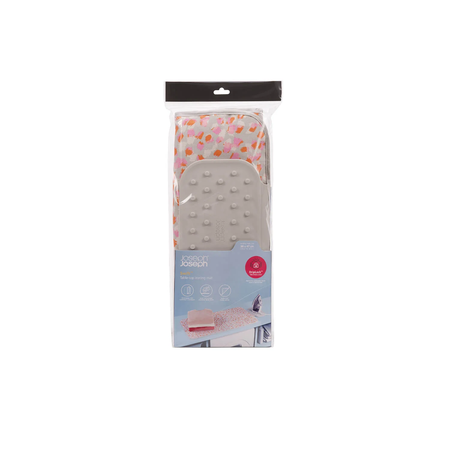 Joseph Joseph Swift™ Table-Top Ironing Mat - Peach - Image 5