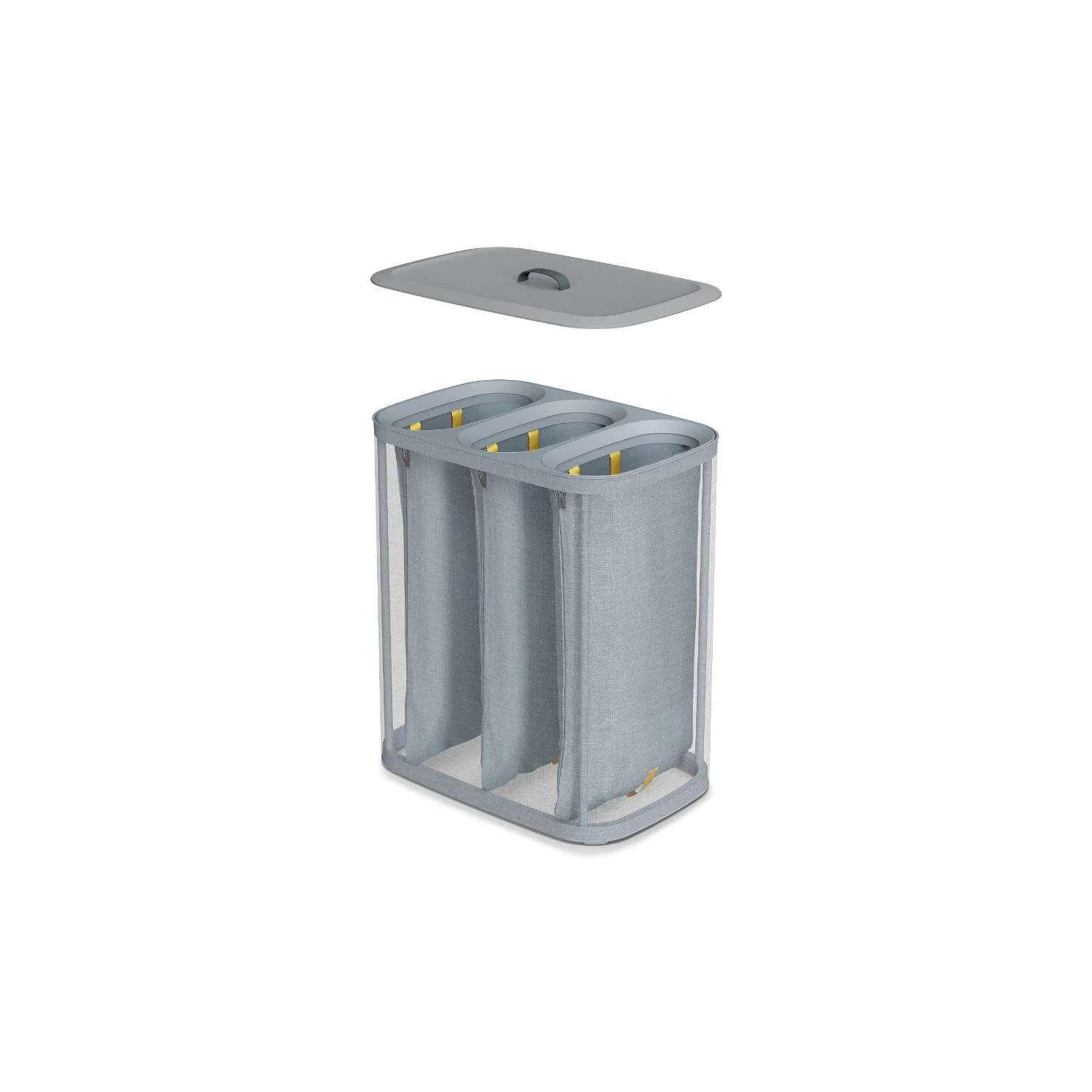 Joseph Joseph Tota Trio 90 Litre Separation Laundry Basket - Grey - Image 6