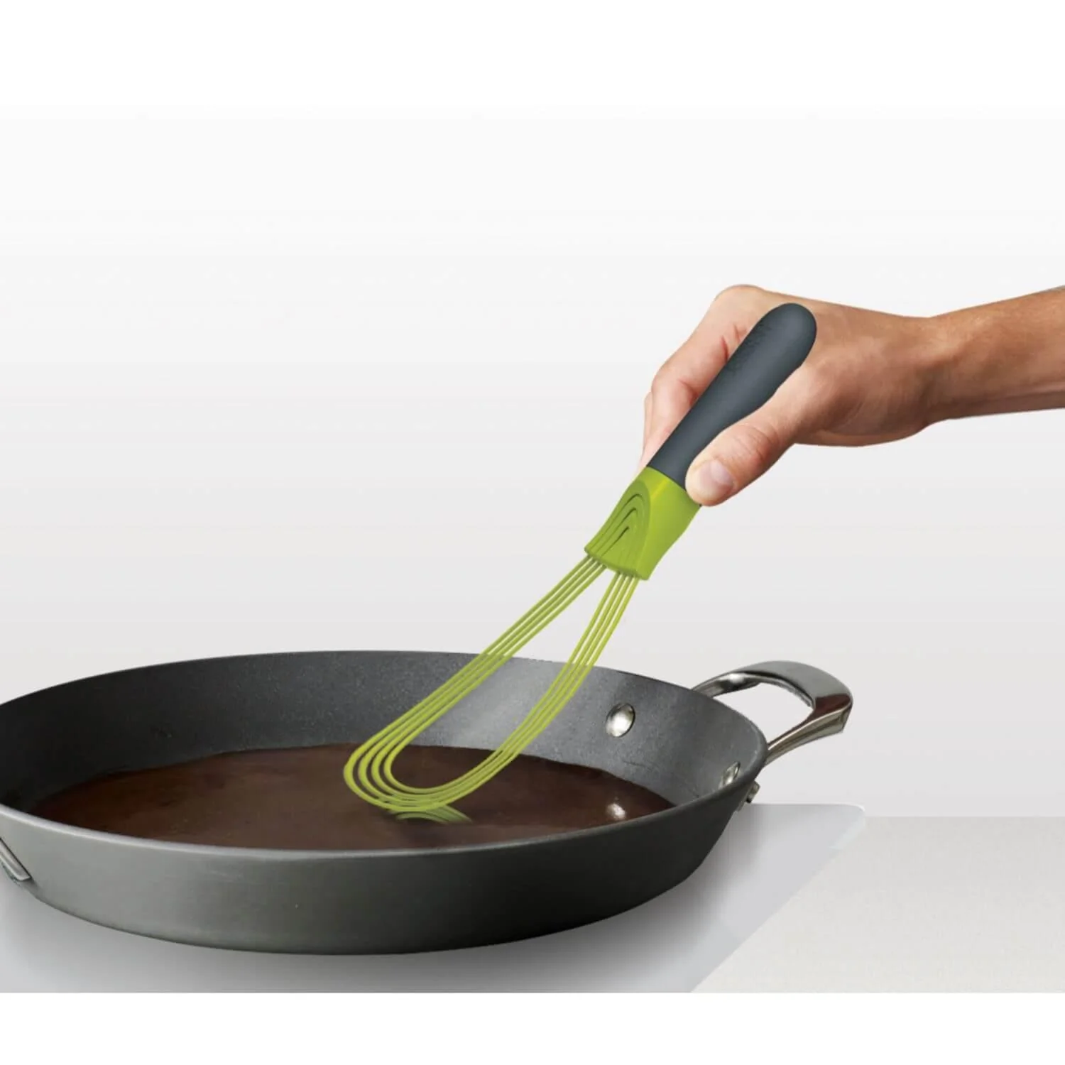 Joseph Joseph Twist Whisk - Grey / Green - Image 5
