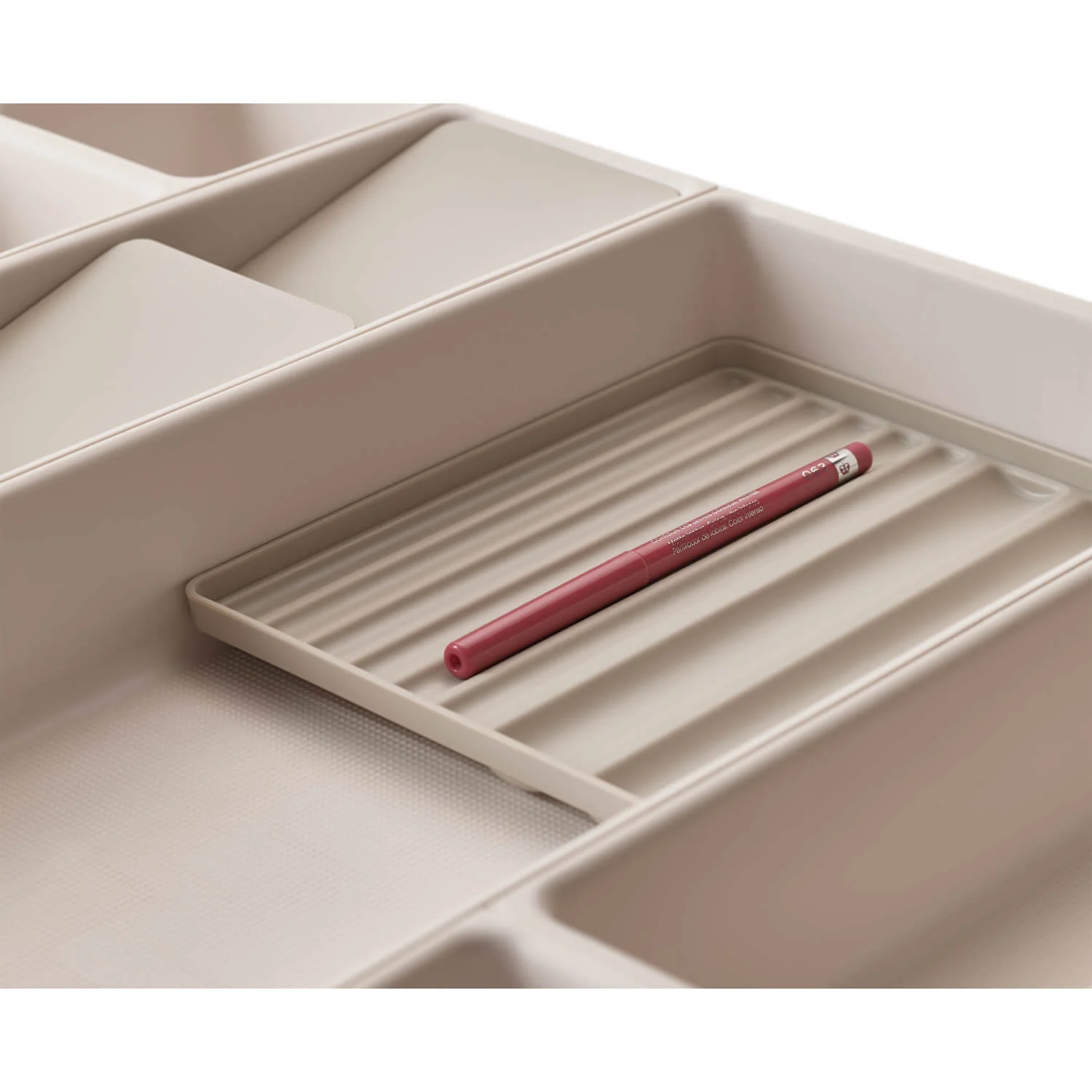 Joseph Joseph Viva 12-Piece Make-Up Drawer Organiser Set - Shell - Image 2