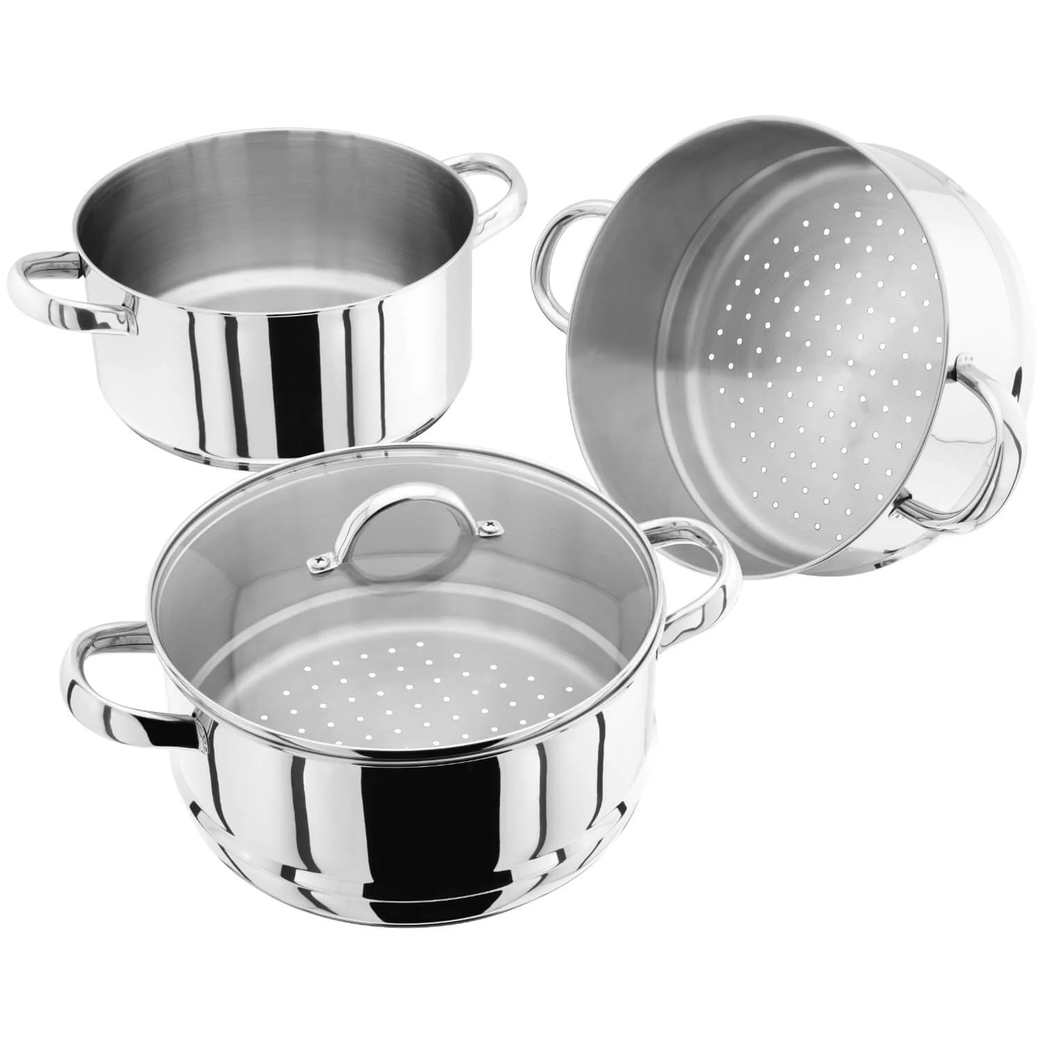 Judge 24cm Stainless Steel 3 Tier Steamer - Image 2