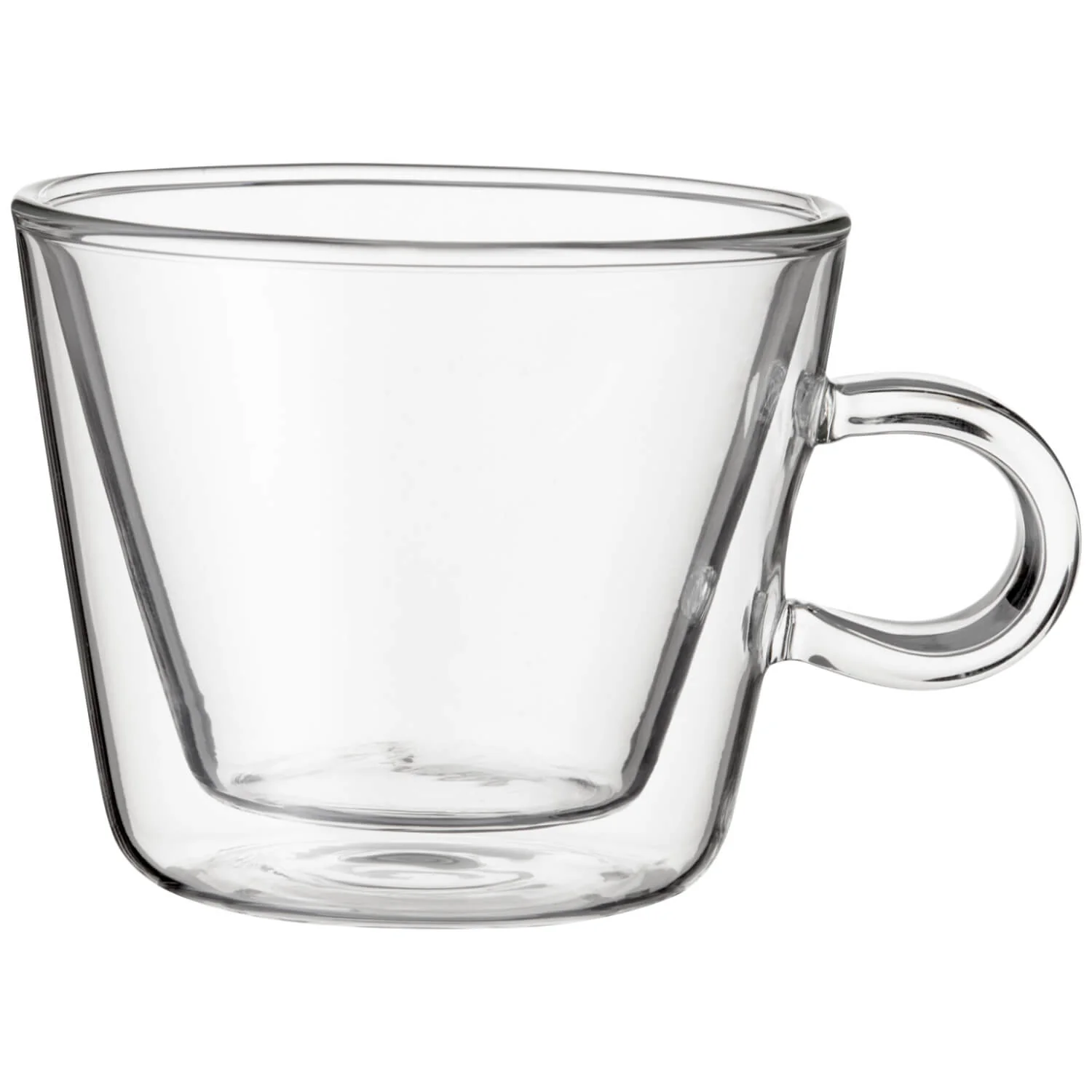 Judge Duo Double Walled 2-Piece Flare Cappuccino Glass Set - 250ml