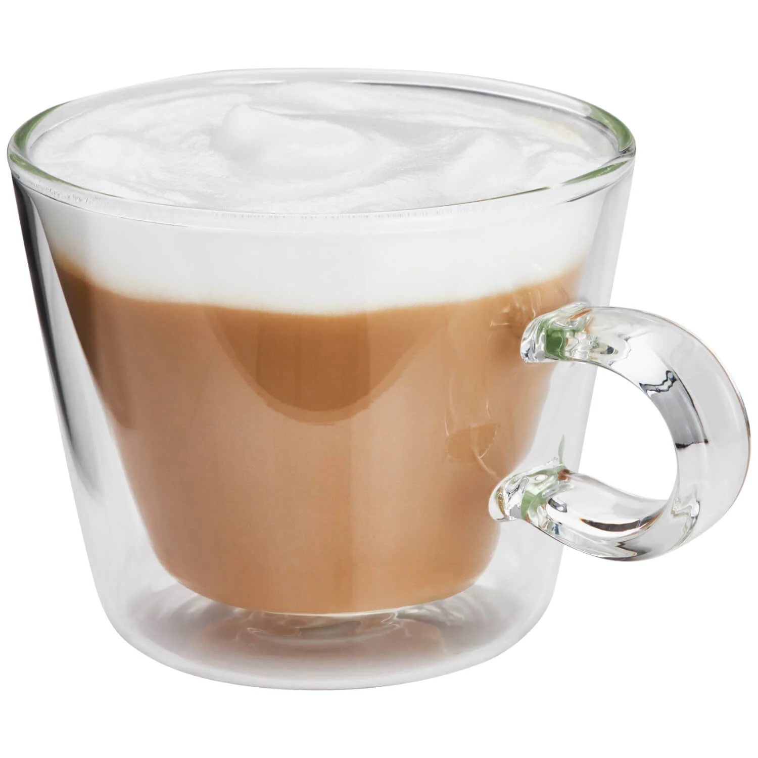 Judge Duo Double Walled 2-Piece Flare Cappuccino Glass Set - 250ml - Image 3