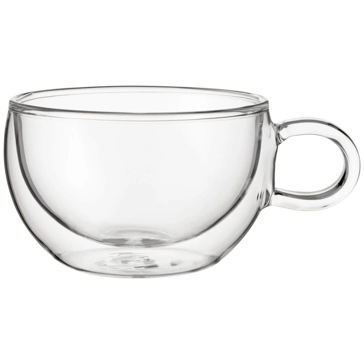 Judge Duo Double Walled 2-Piece Form Cappuccino Glass Set - 250ml - Image 2