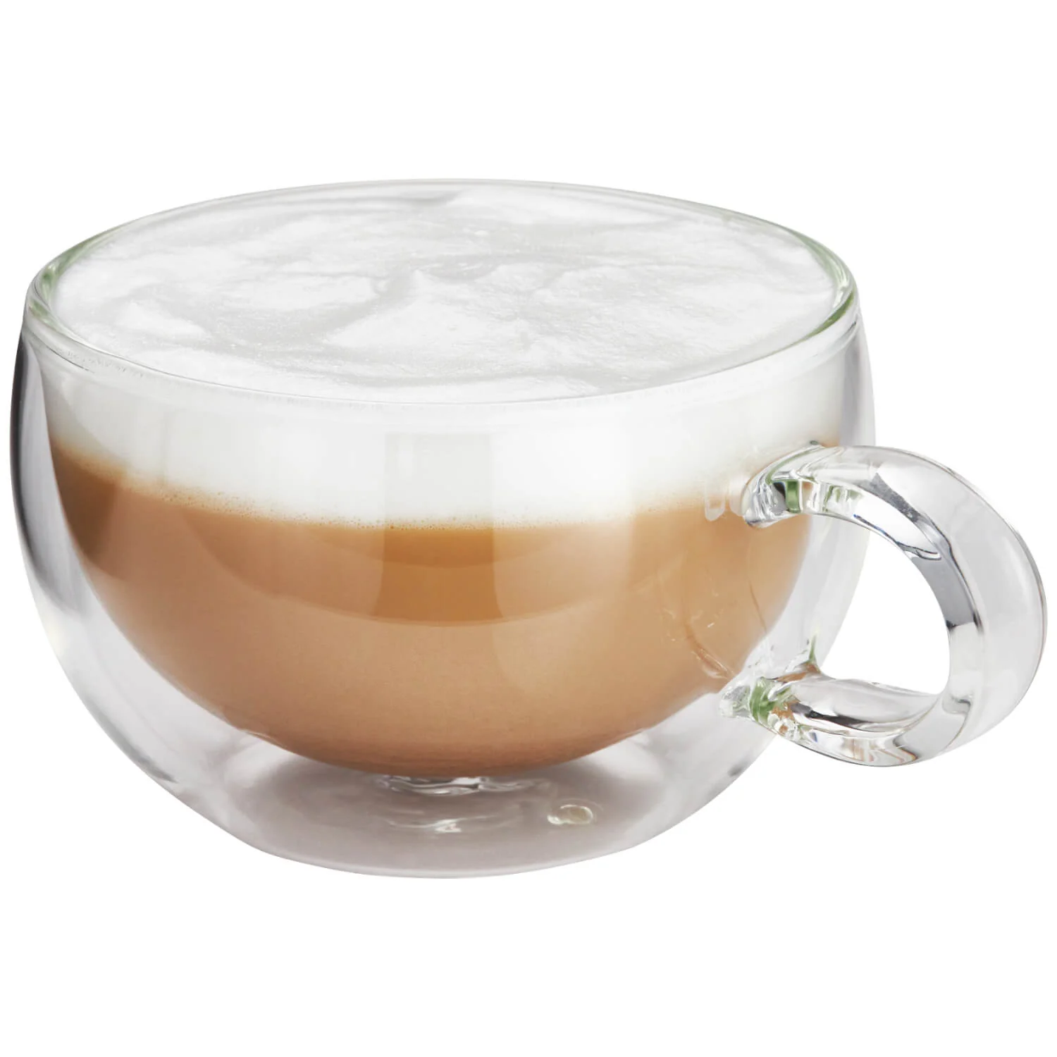 Judge Duo Double Walled 2-Piece Form Cappuccino Glass Set - 250ml - Image 4
