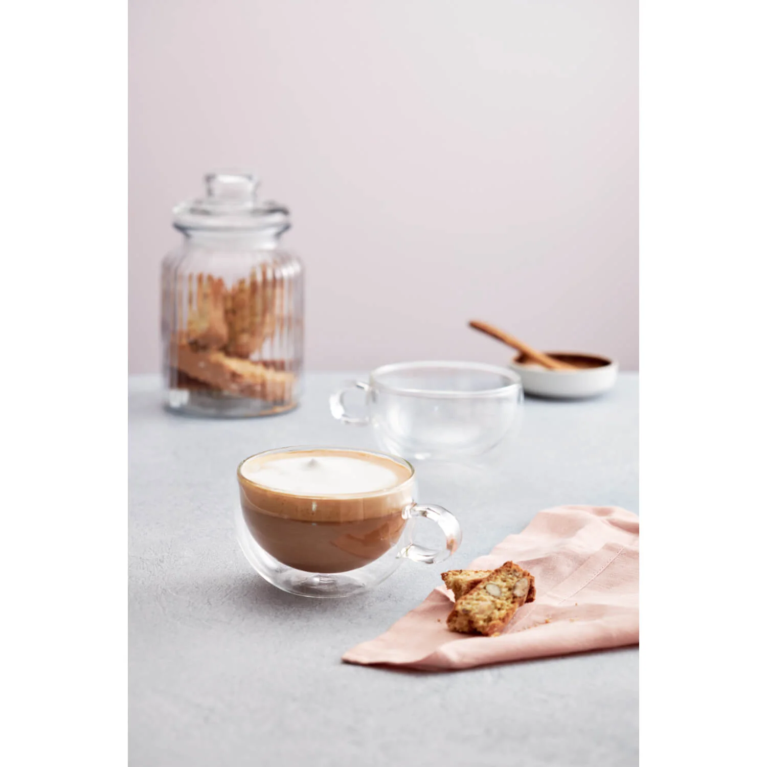 Judge Duo Double Walled 2-Piece Form Latte Glass Set - 325ml - Image 4