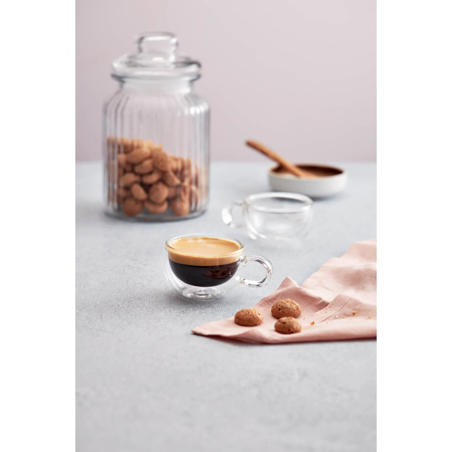Judge Duo Double Walled 2-Piece Form Espresso Glass Set - 75ml - Image 5