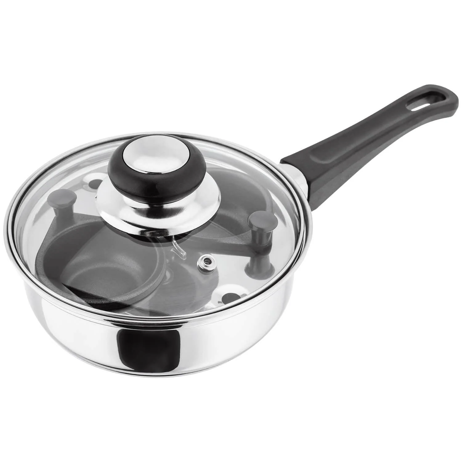 Judge Essentials Stainless Steel Egg Poacher - 2 Hole
