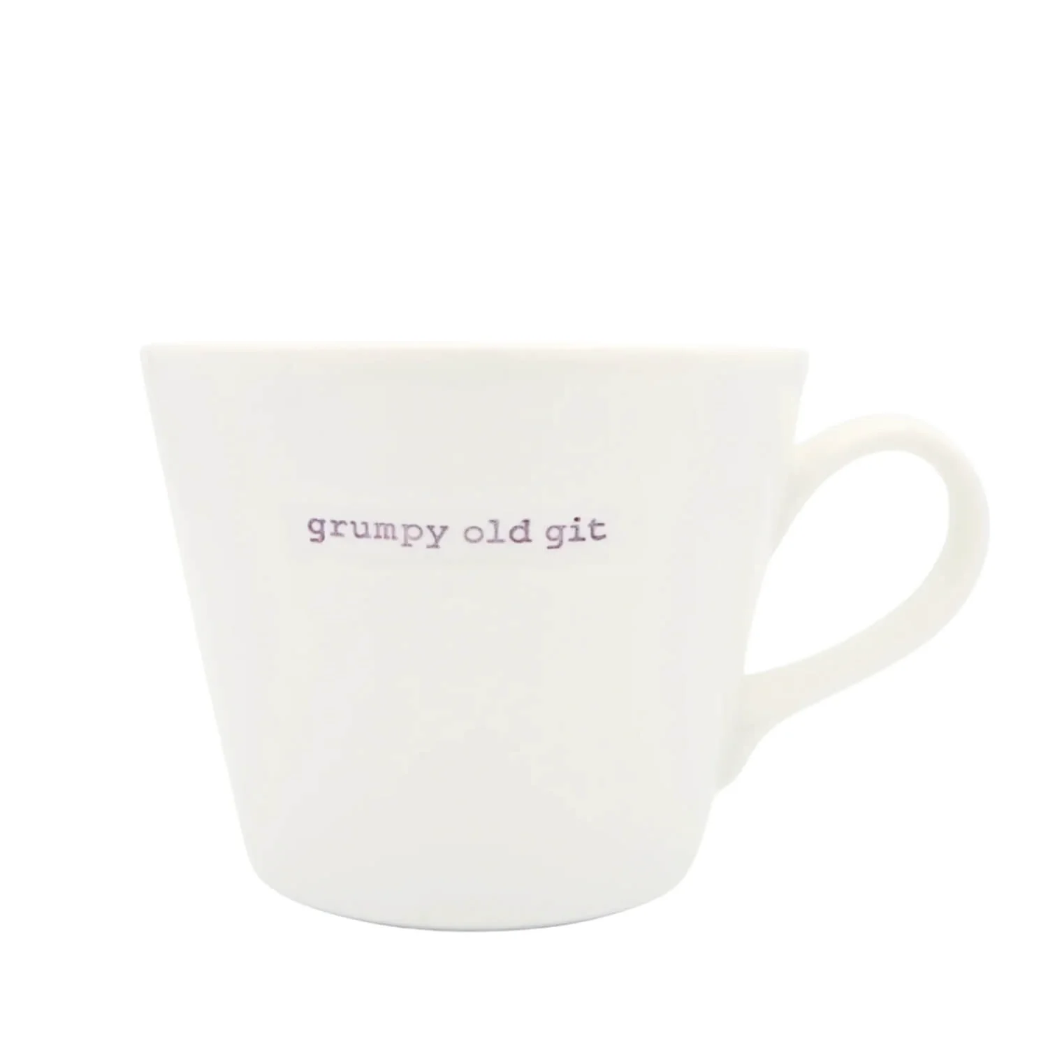 Keith Brymer Jones Word Range 350ml Bucket Mug - Grumpy Old Git