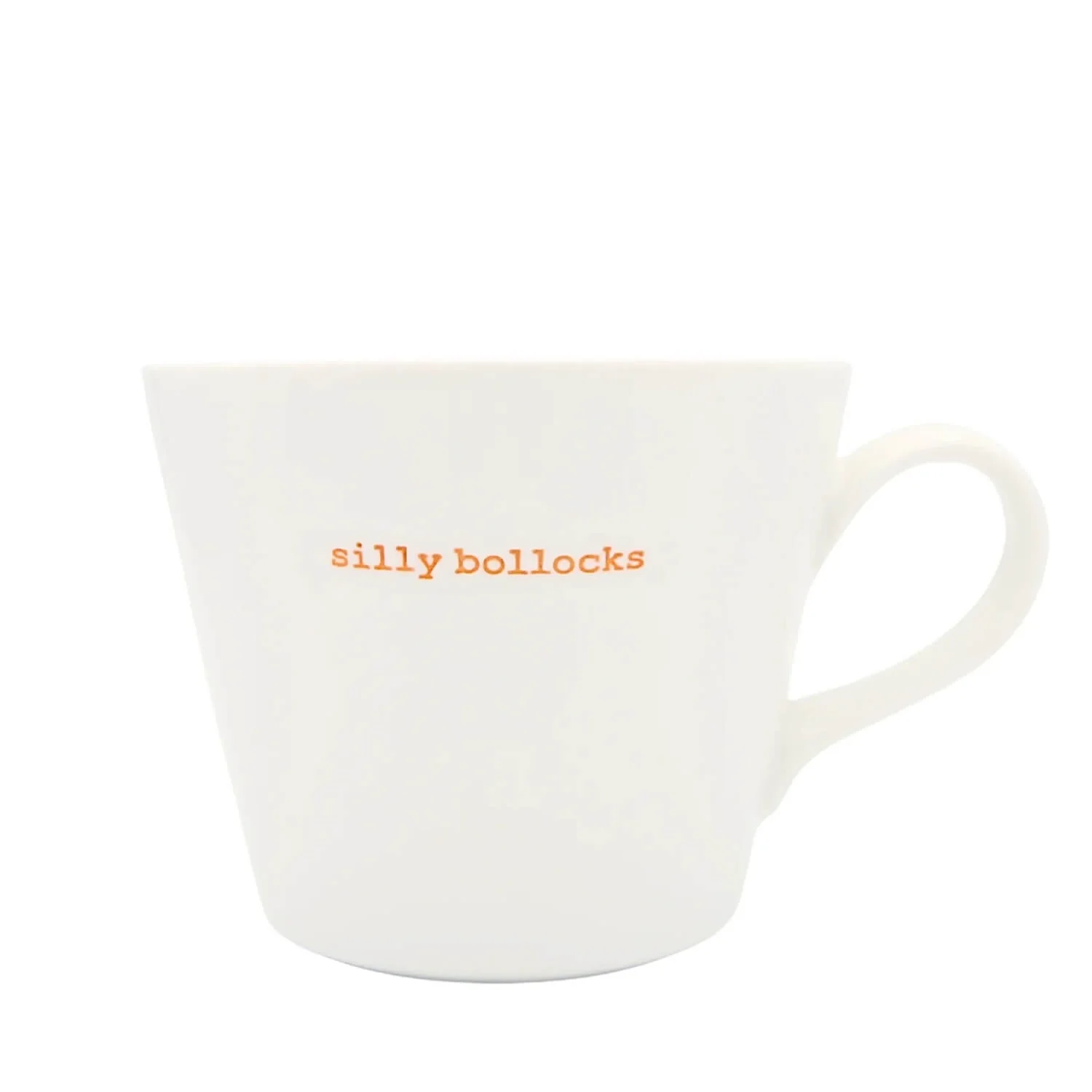 Keith Brymer Jones Word Range 350ml Bucket Mug - Silly B*ll*cks