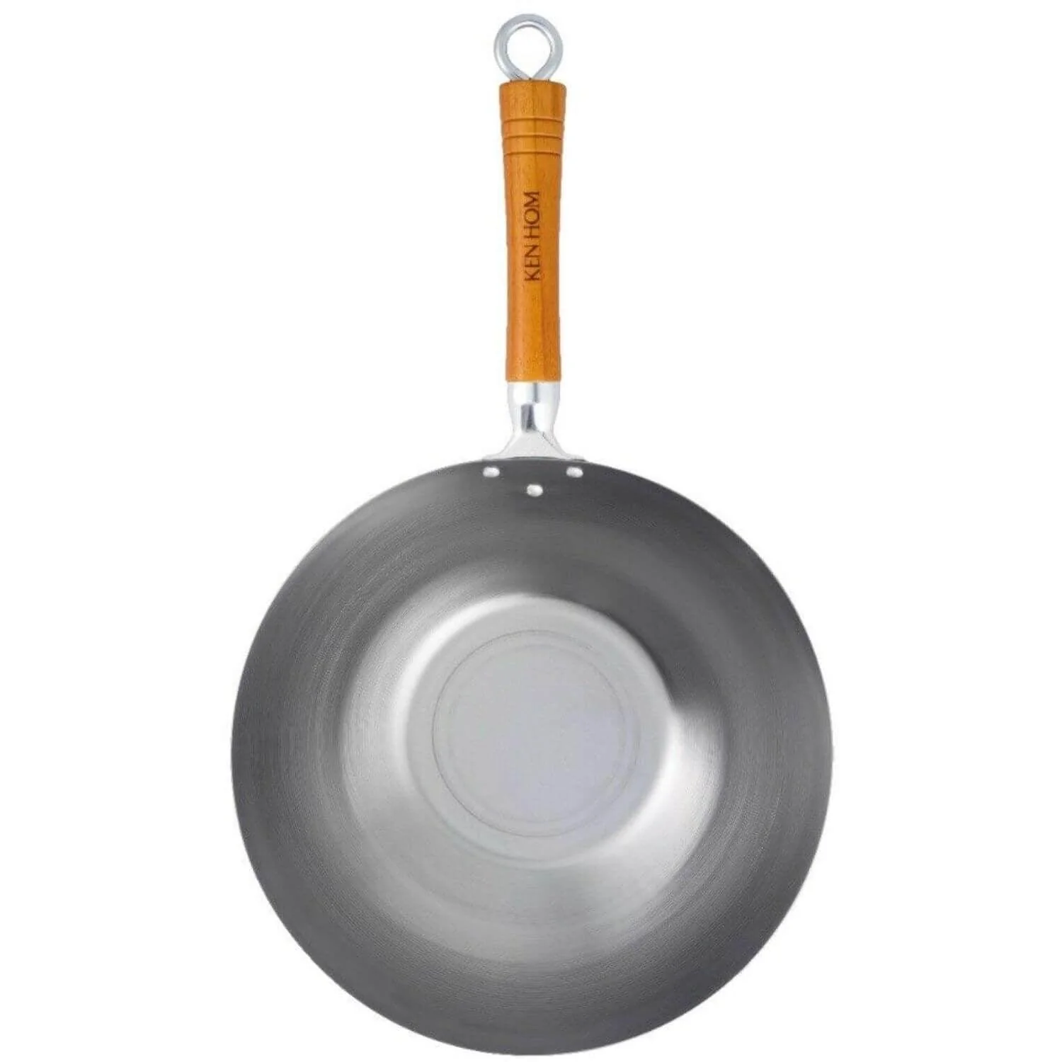 Ken Hom Classic Carbon Steel Wok - 32cm