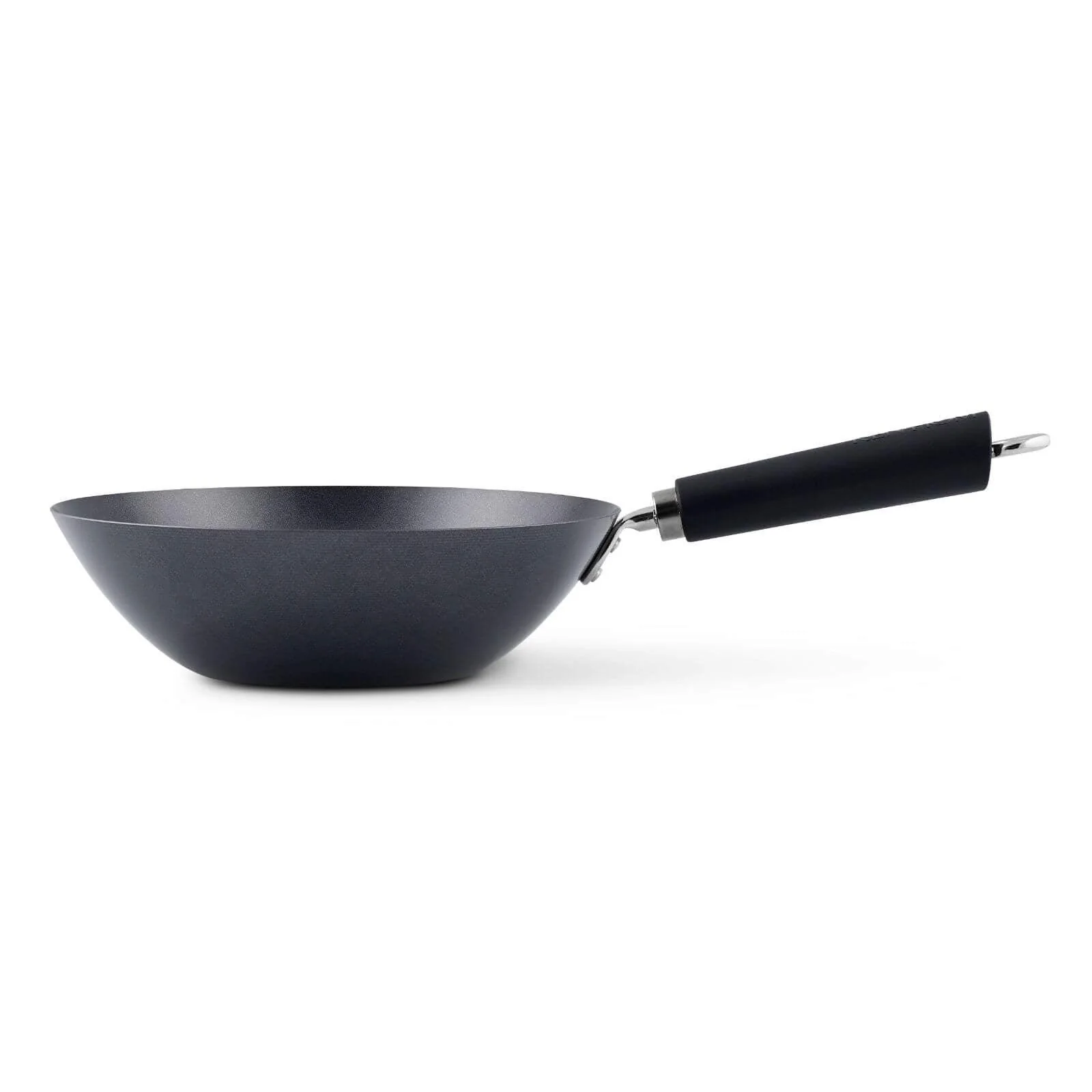 Ken Hom Excellence Non-Stick Carbon Steel Wok - 27cm - Image 2