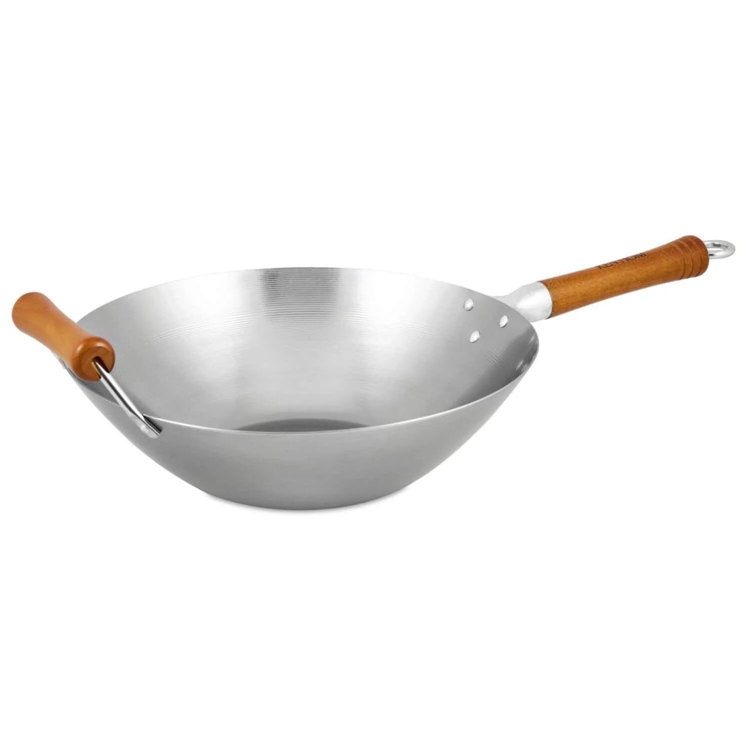 Ken Hom Excellence Non-Stick Carbon Steel Wok - 32cm
