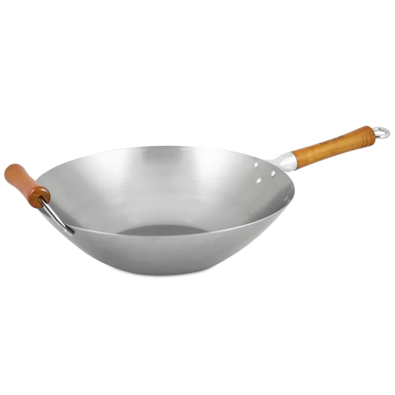 Ken Hom Excellence Non-Stick Carbon Steel Wok - 36cm