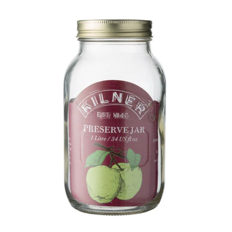 Kilner Glass Preserve Jar - 1 Litre - Image 3