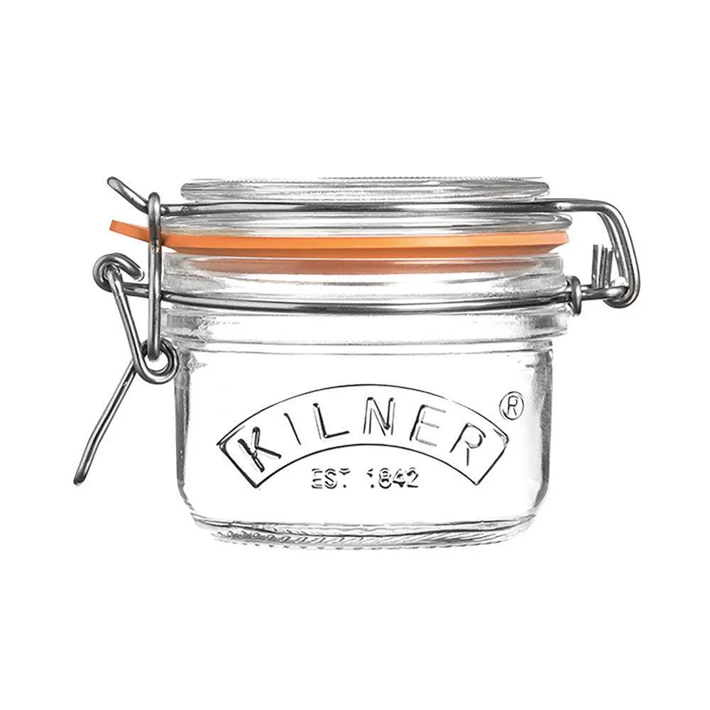 Kilner Glass Round Clip Top Storage Jar - 125ml