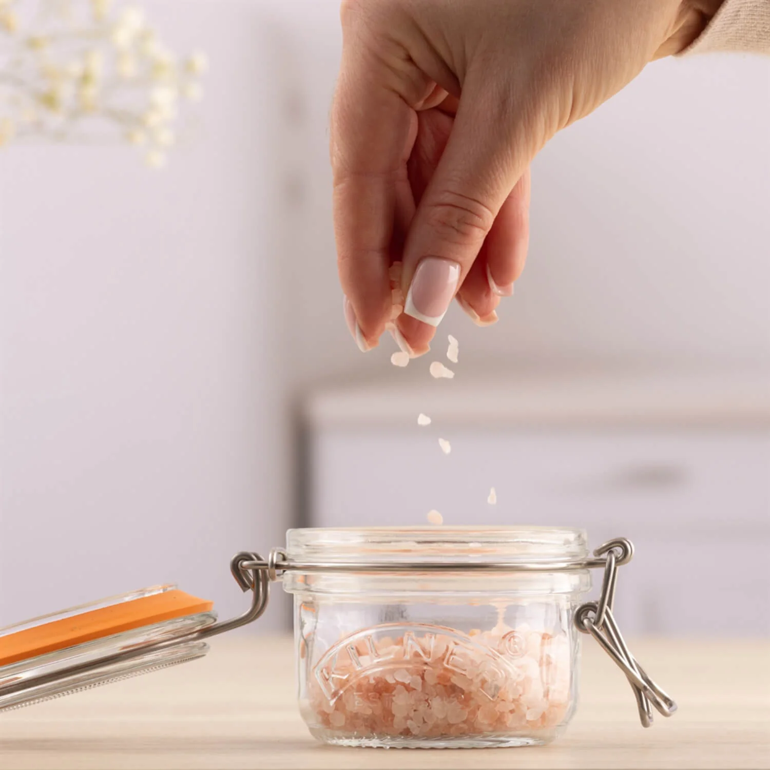 Kilner Glass Round Clip Top Storage Jar - 125ml - Image 3