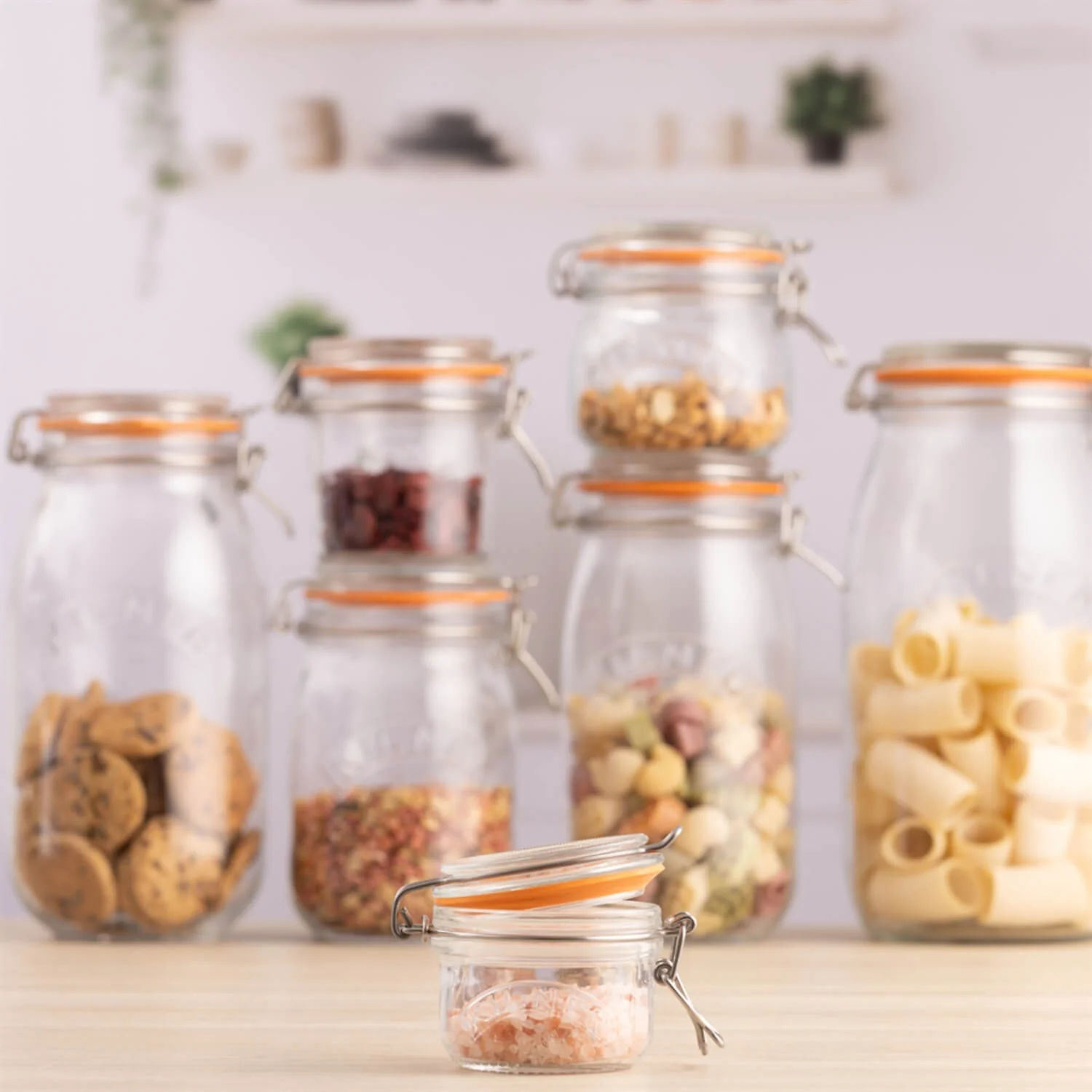 Kilner Glass Round Clip Top Storage Jar - 125ml - Image 4