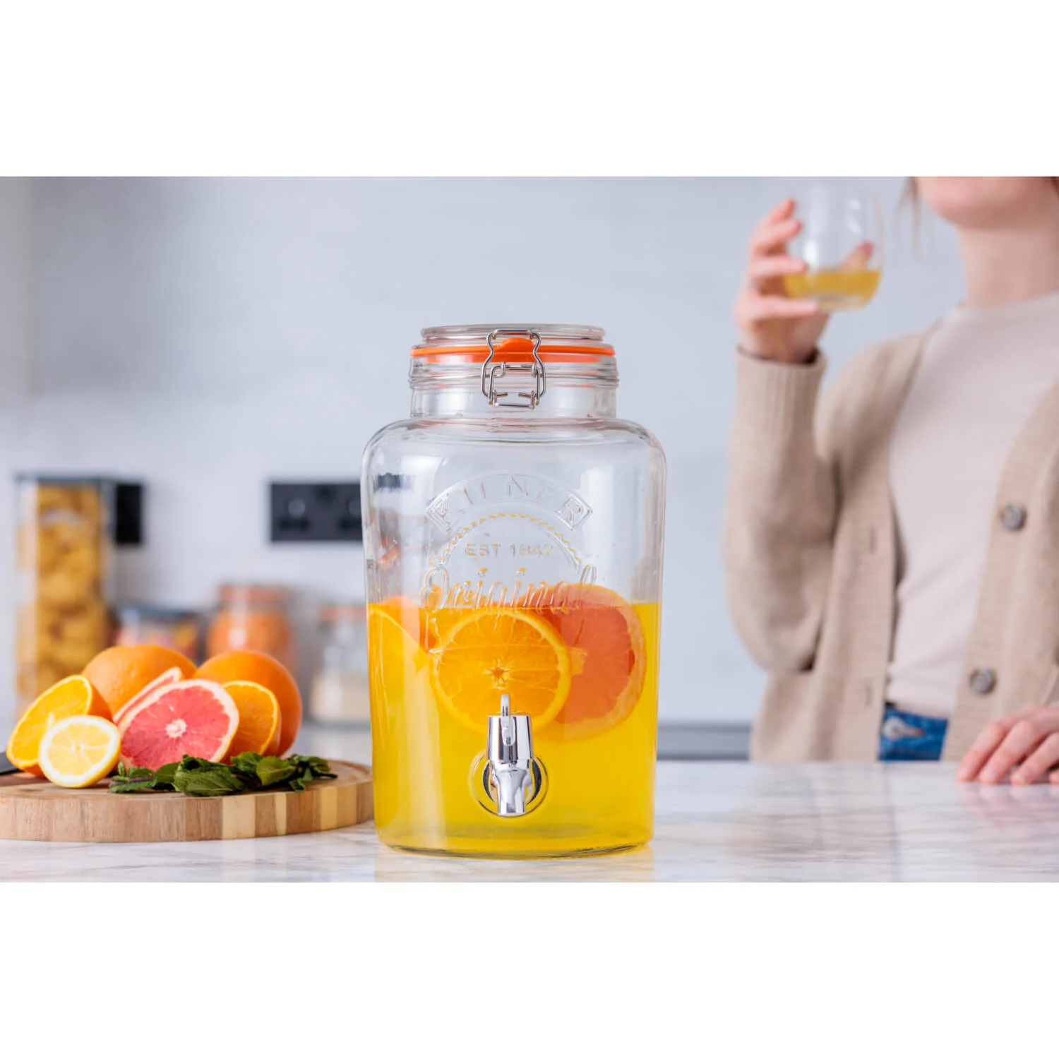 Kilner Clip Top Drinks Dispenser - 5 Litre - Image 4