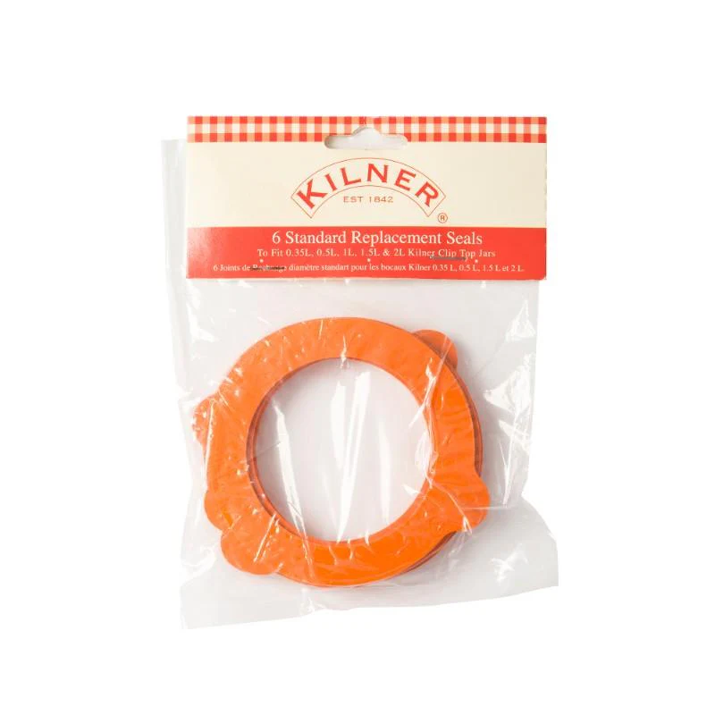 Kilner 6 Piece Replacement Jar Seals - 0.35 - 2 Litres - Image 3