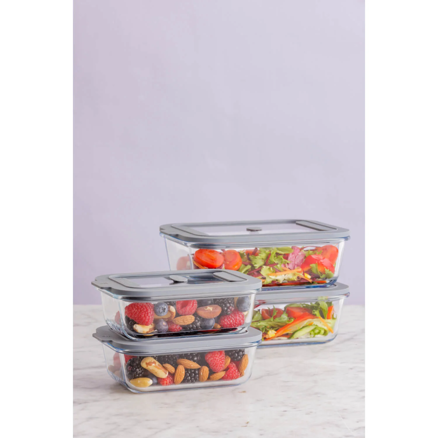 Kilner Fresh Storage Rectangular Food Container - 0.63 Litre - Image 5