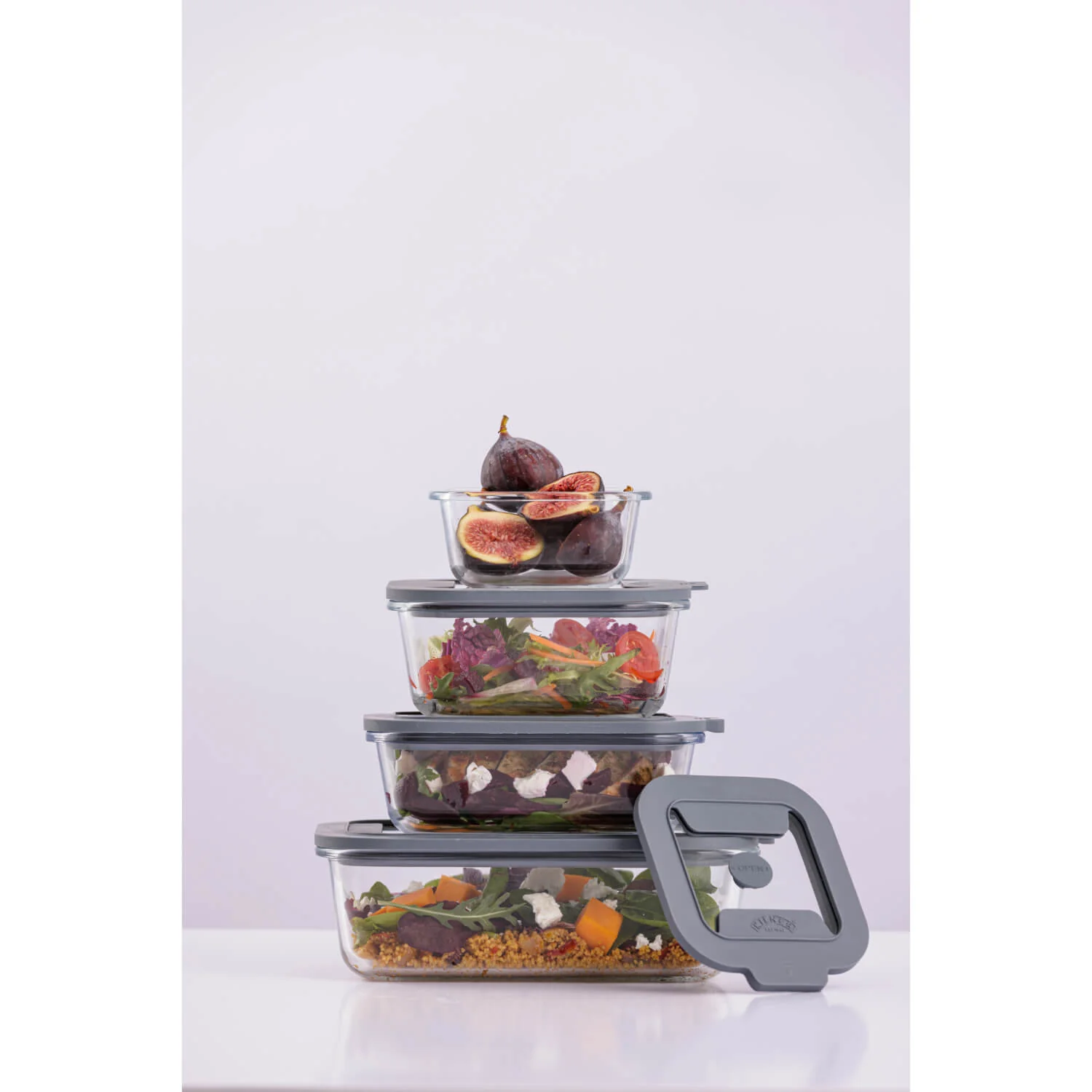 Kilner Fresh Storage Square Food Container - 0.8 Litre - Image 4