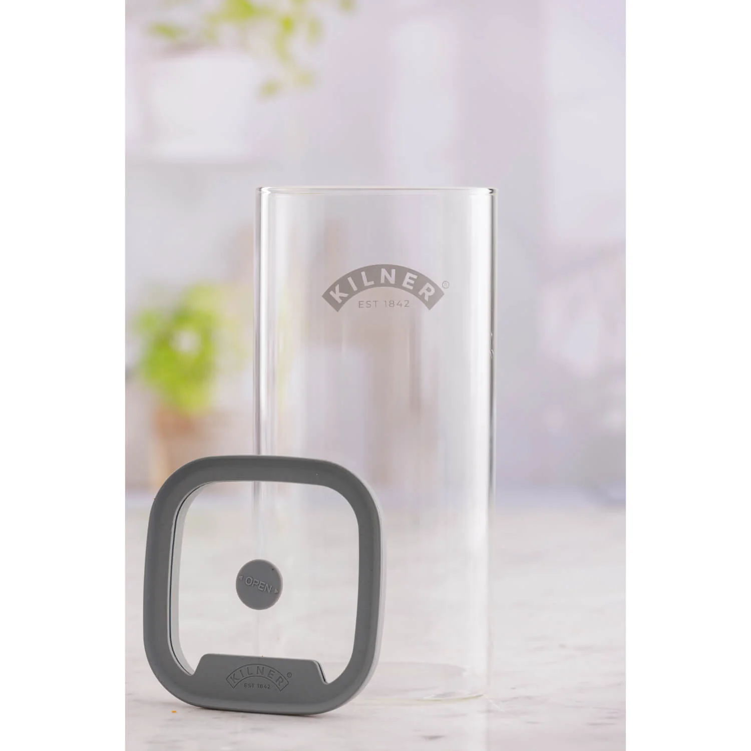 Kilner Fresh Storage Square Glass Jar - 2 Litre - Image 3