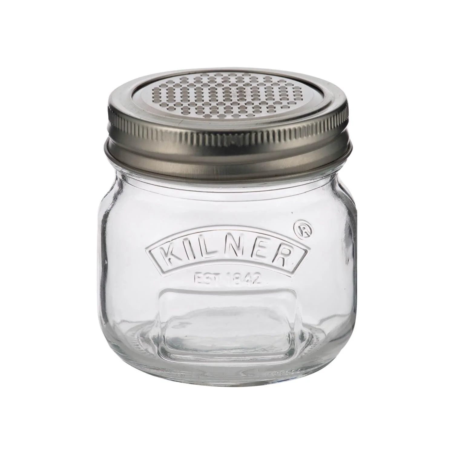 Kilner Glass Storage Jar with Grater Lid - 250ml