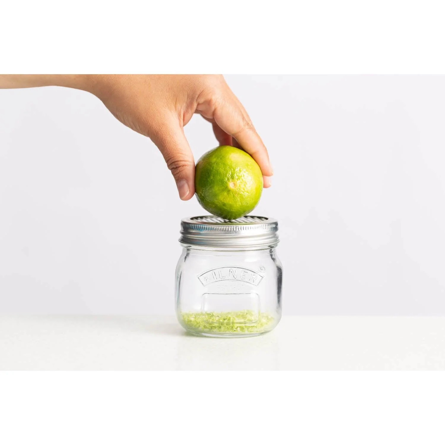 Kilner Glass Storage Jar with Grater Lid - 250ml - Image 2