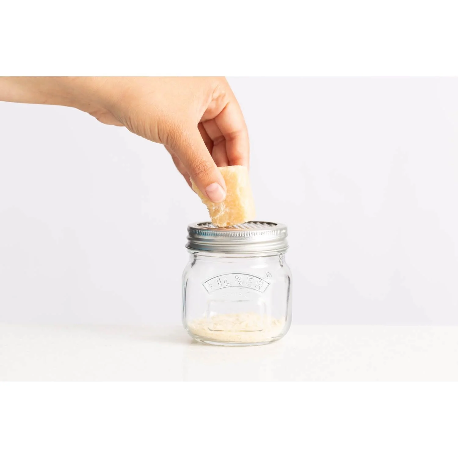 Kilner Glass Storage Jar with Grater Lid - 250ml - Image 3