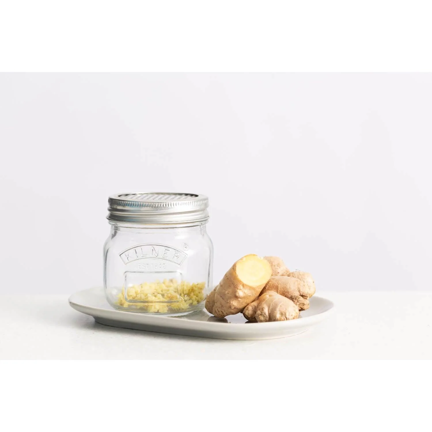 Kilner Glass Storage Jar with Grater Lid - 250ml - Image 5