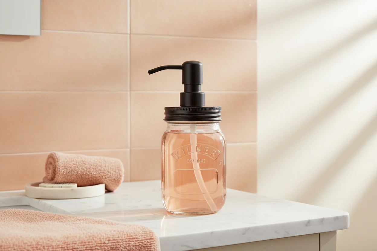 Kilner Glass Liquid Soap & Lotion Dispenser - Image 4