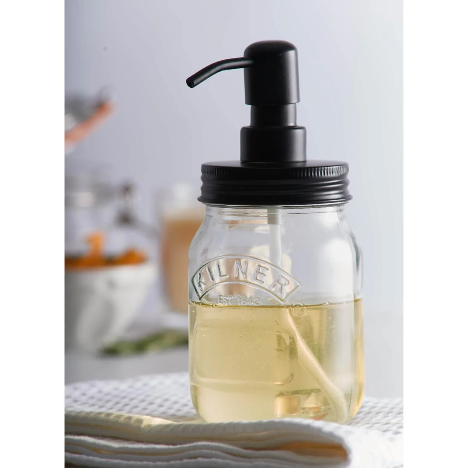 Kilner Glass Liquid Soap & Lotion Dispenser - Image 5
