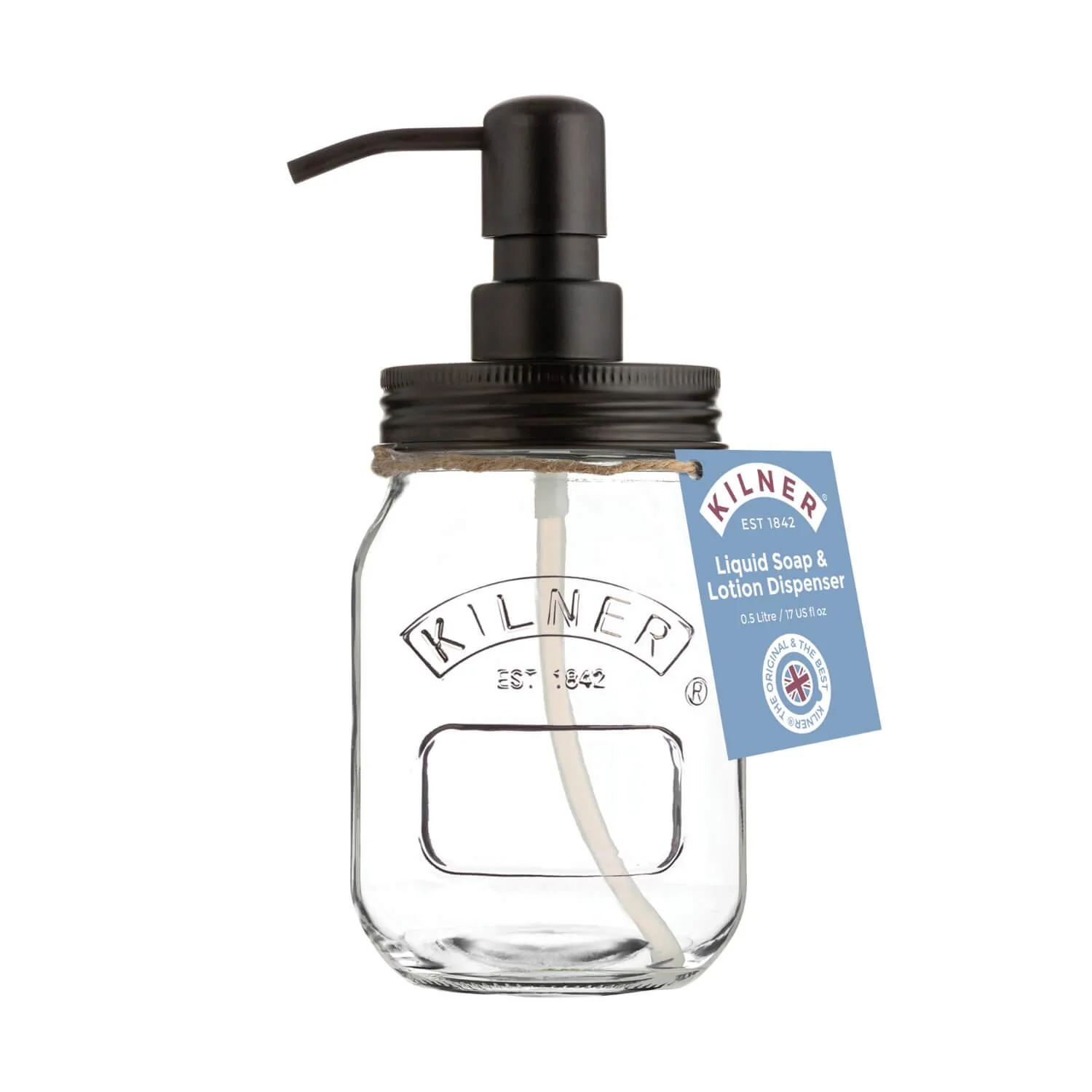 Kilner Glass Liquid Soap & Lotion Dispenser - Image 6