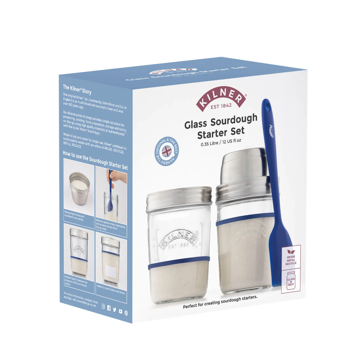 Kilner Glass Sourdough Starter Set - Image 4