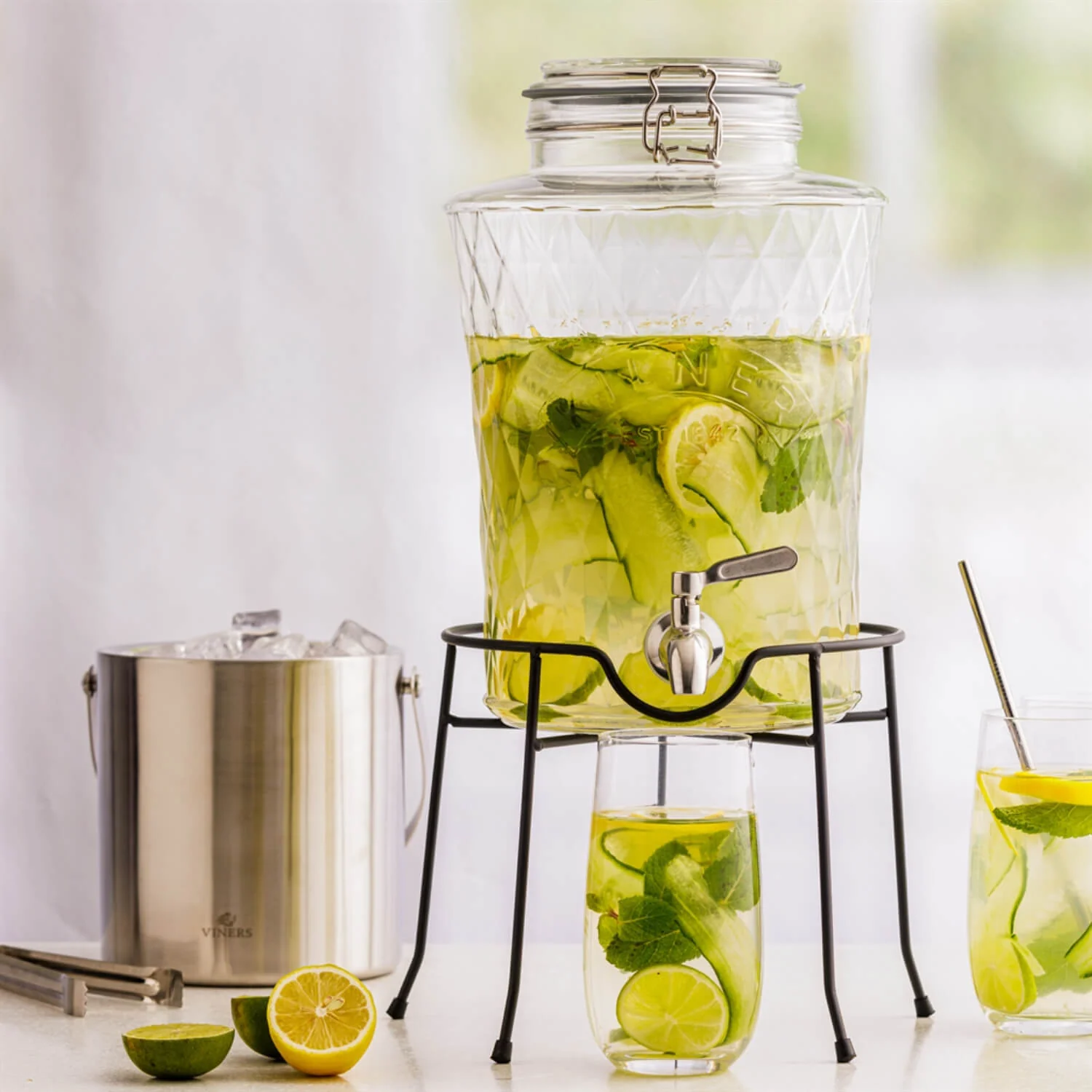 Kilner Round Drinks Dispenser Stand - Image 3