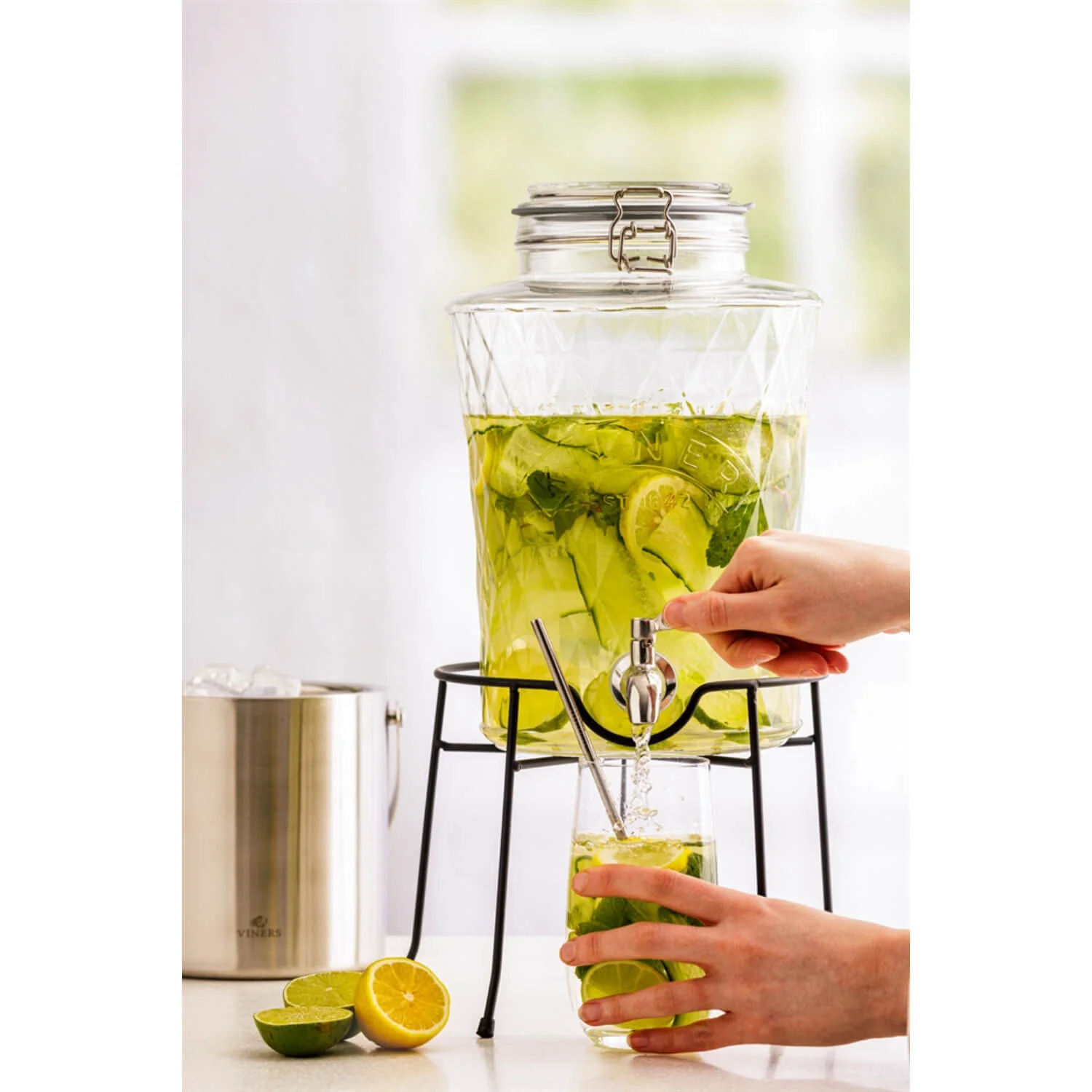 Kilner Round Drinks Dispenser Stand - Image 6