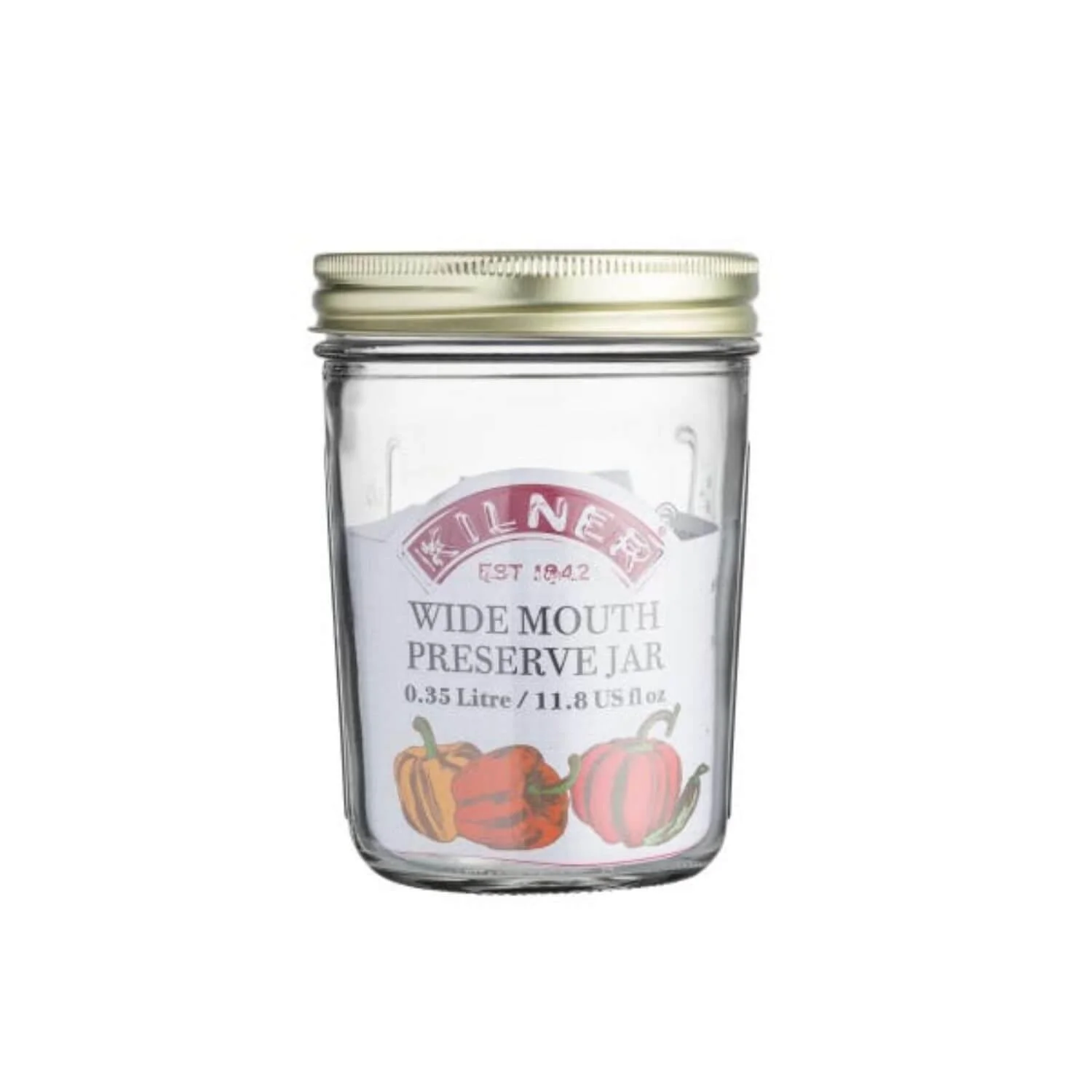 Kilner Glass Wide Mouth Preserve Jar - 350ml - Image 3