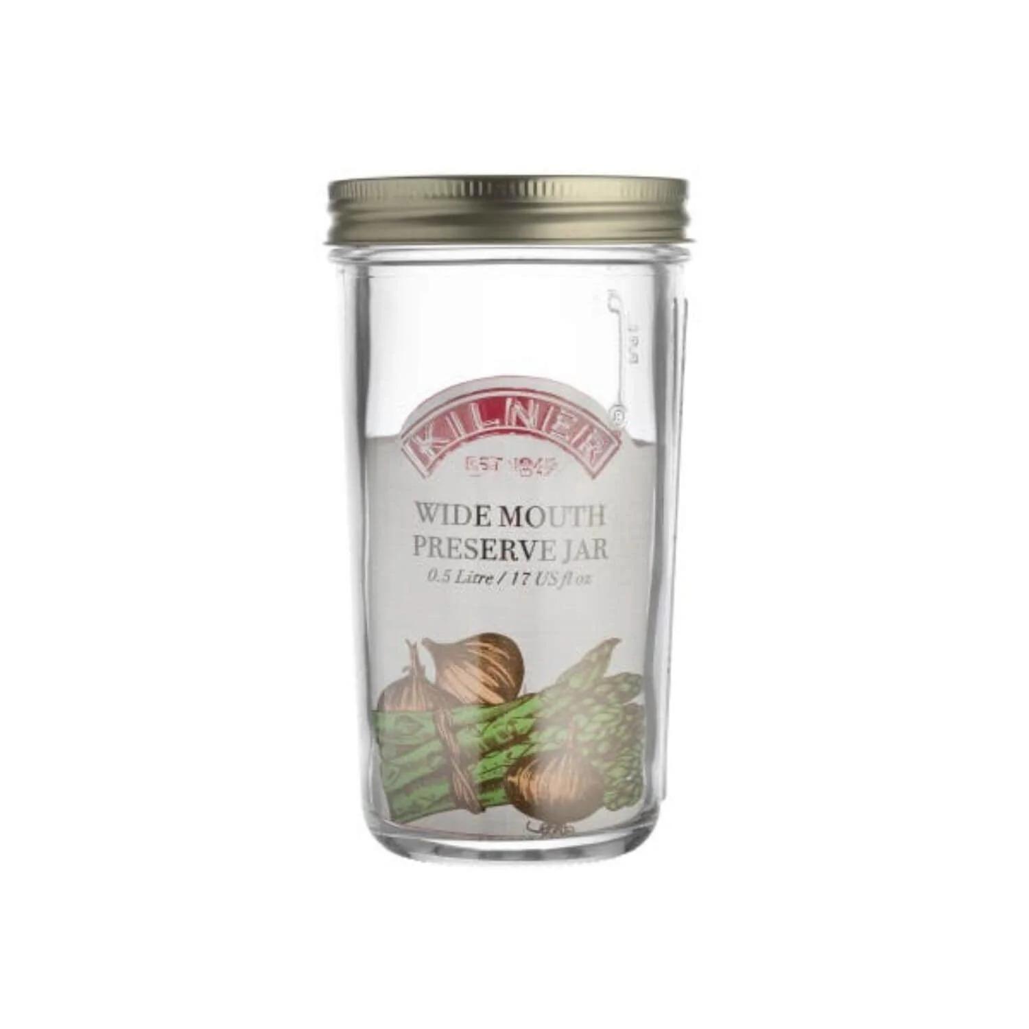 Kilner Glass Wide Mouth Preserve Jar - 500ml - Image 4