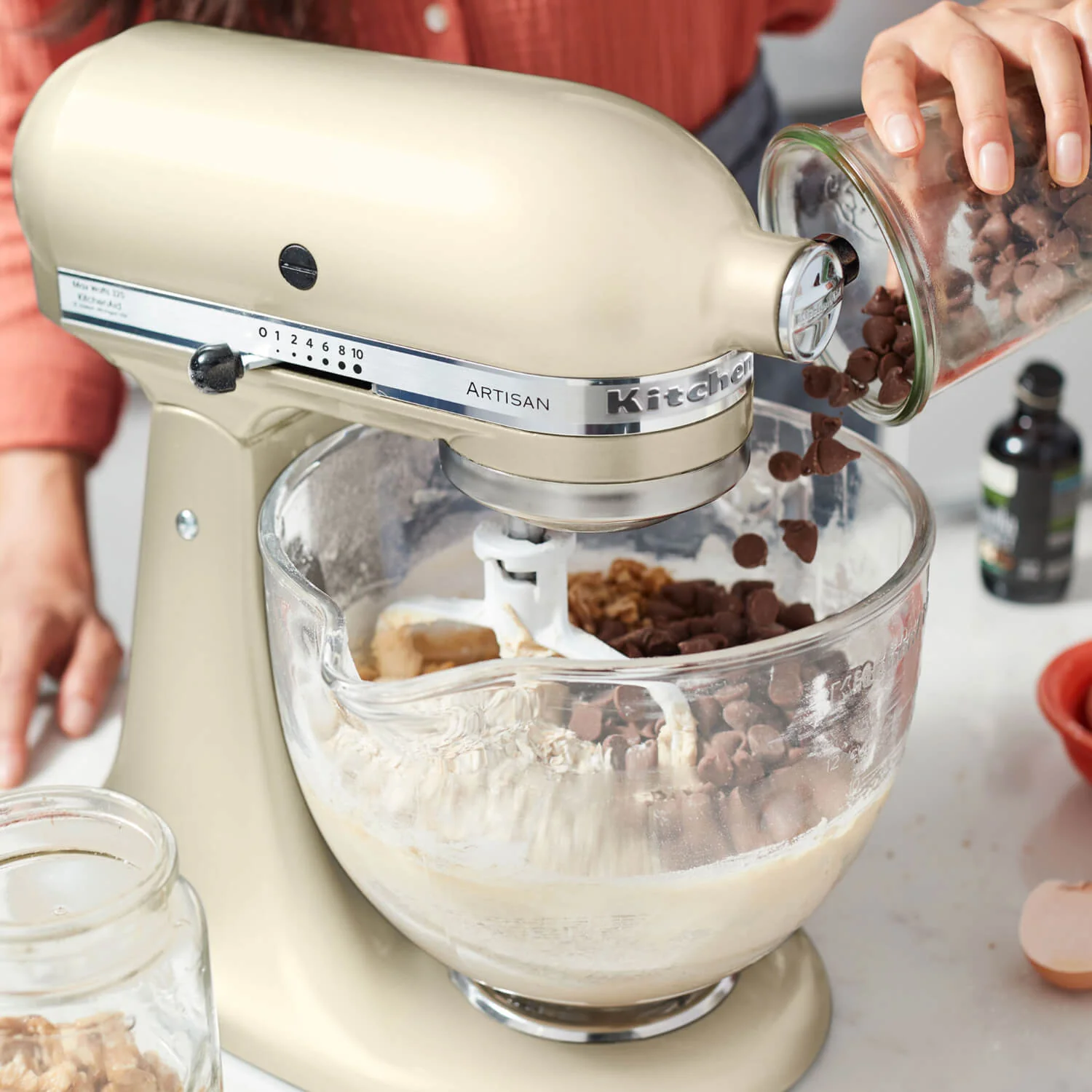 KitchenAid 125 Artisan Tilt-Head Stand Mixer - Almond Cream - Image 5