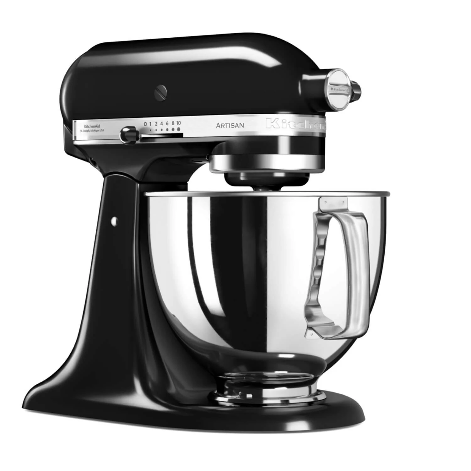 KitchenAid 125 Artisan Tilt-Head Stand Mixer - Onyx Black - Image 3