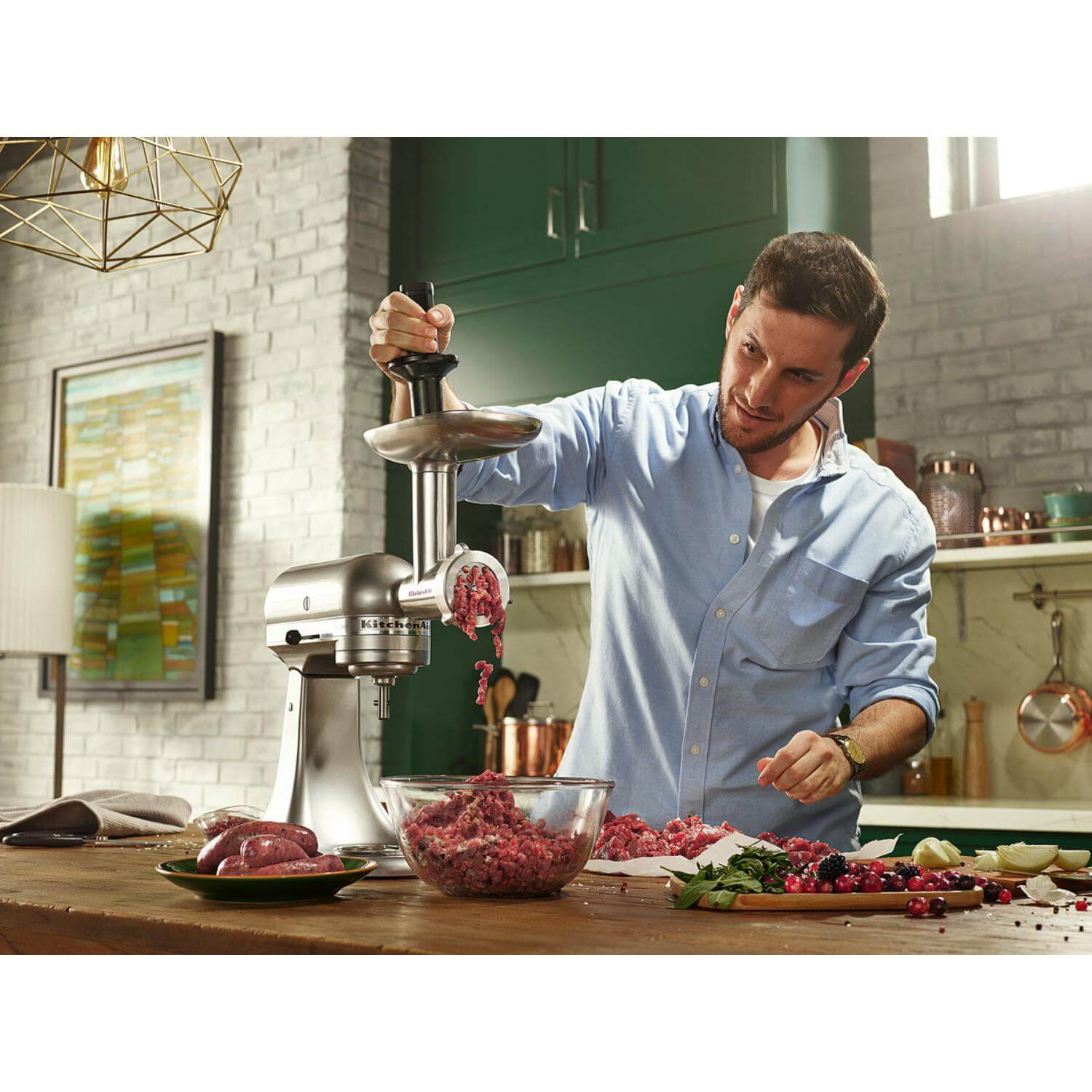 KitchenAid 185 Artisan Tilt-Head Stand Mixer - Medallion Silver - Image 5