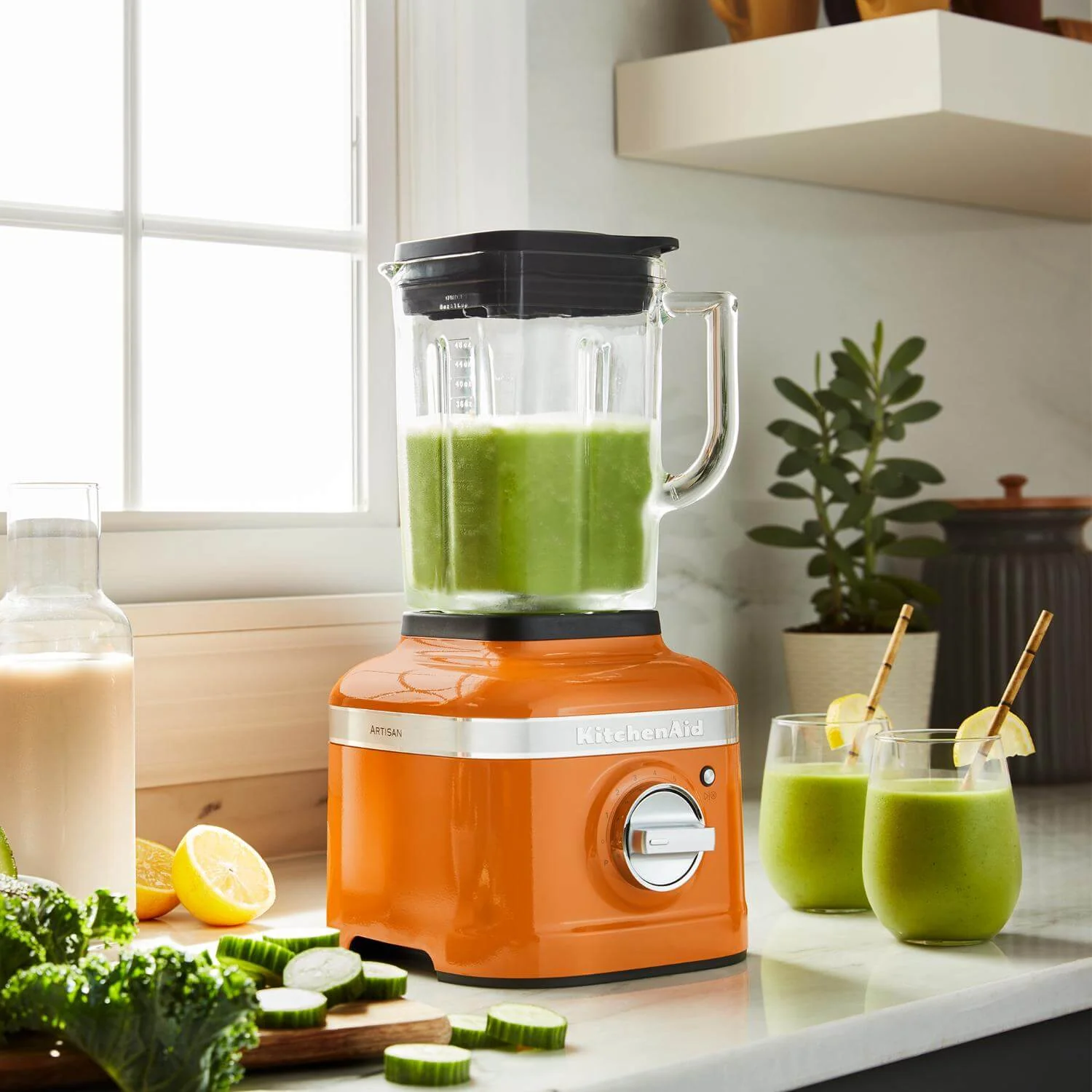 KitchenAid Artisan K400 5KSB4026BHY Blender - Honey - Image 5