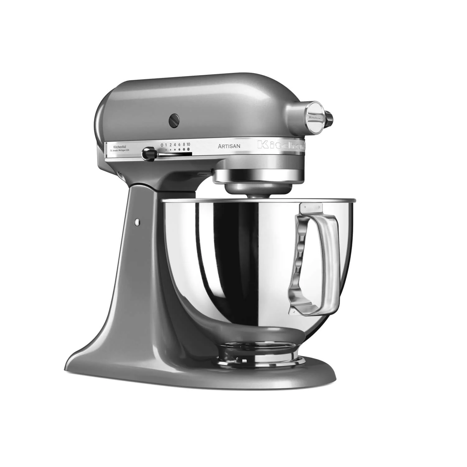 KitchenAid 125 Artisan Tilt-Head Stand Mixer - Contour Silver - Image 2