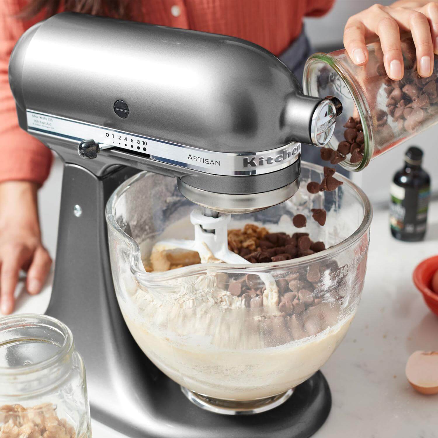 KitchenAid 125 Artisan Tilt-Head Stand Mixer - Contour Silver - Image 5