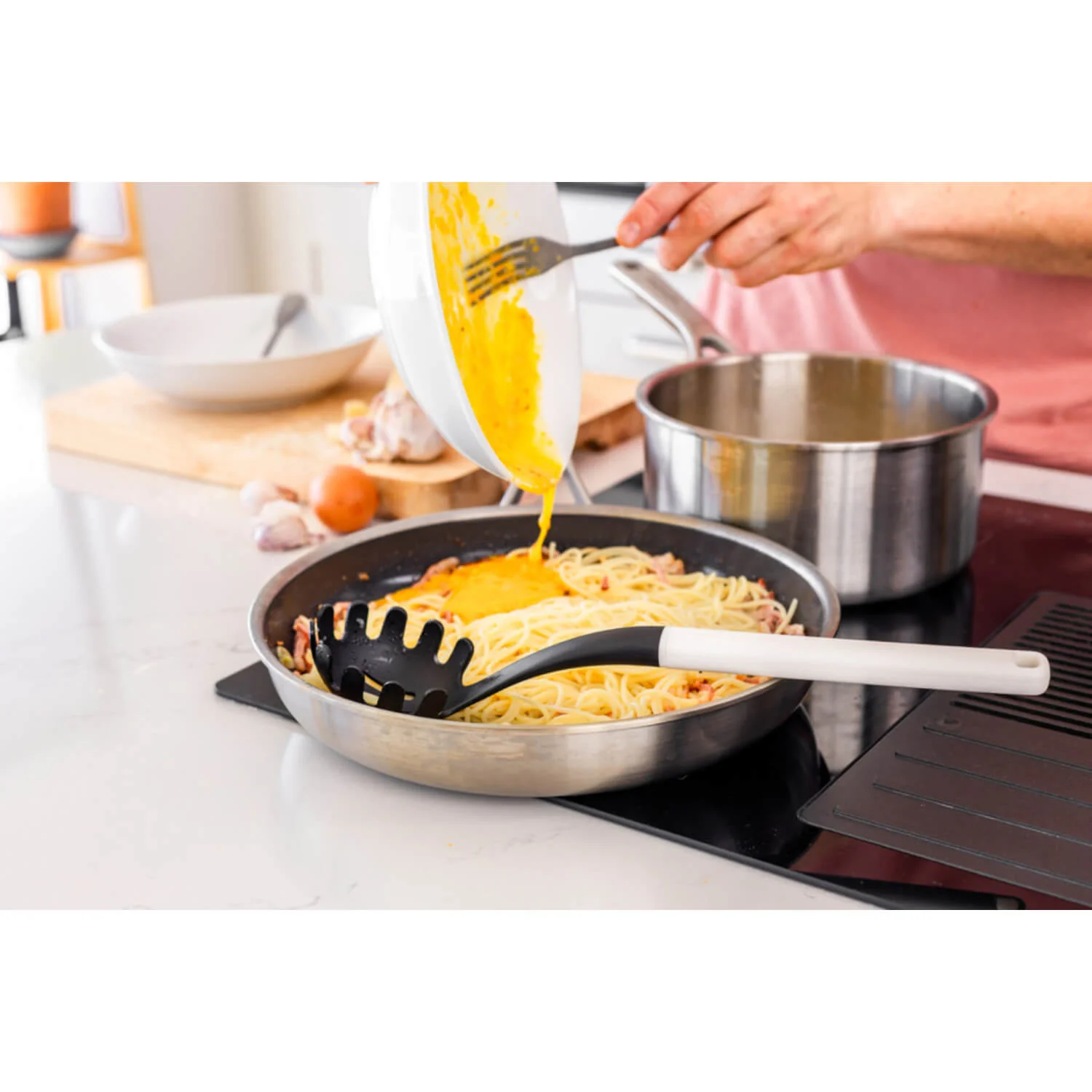 KitchenAid Pasta Server - Porcelain White - Image 4