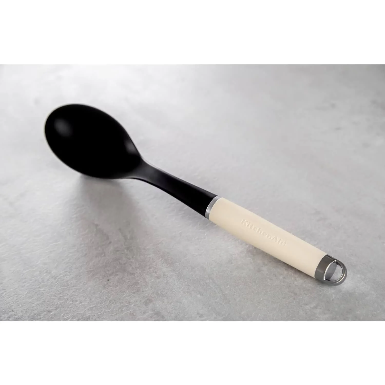 KitchenAid Utensils Plastic Basting Spoon - Almond Cream - Image 3