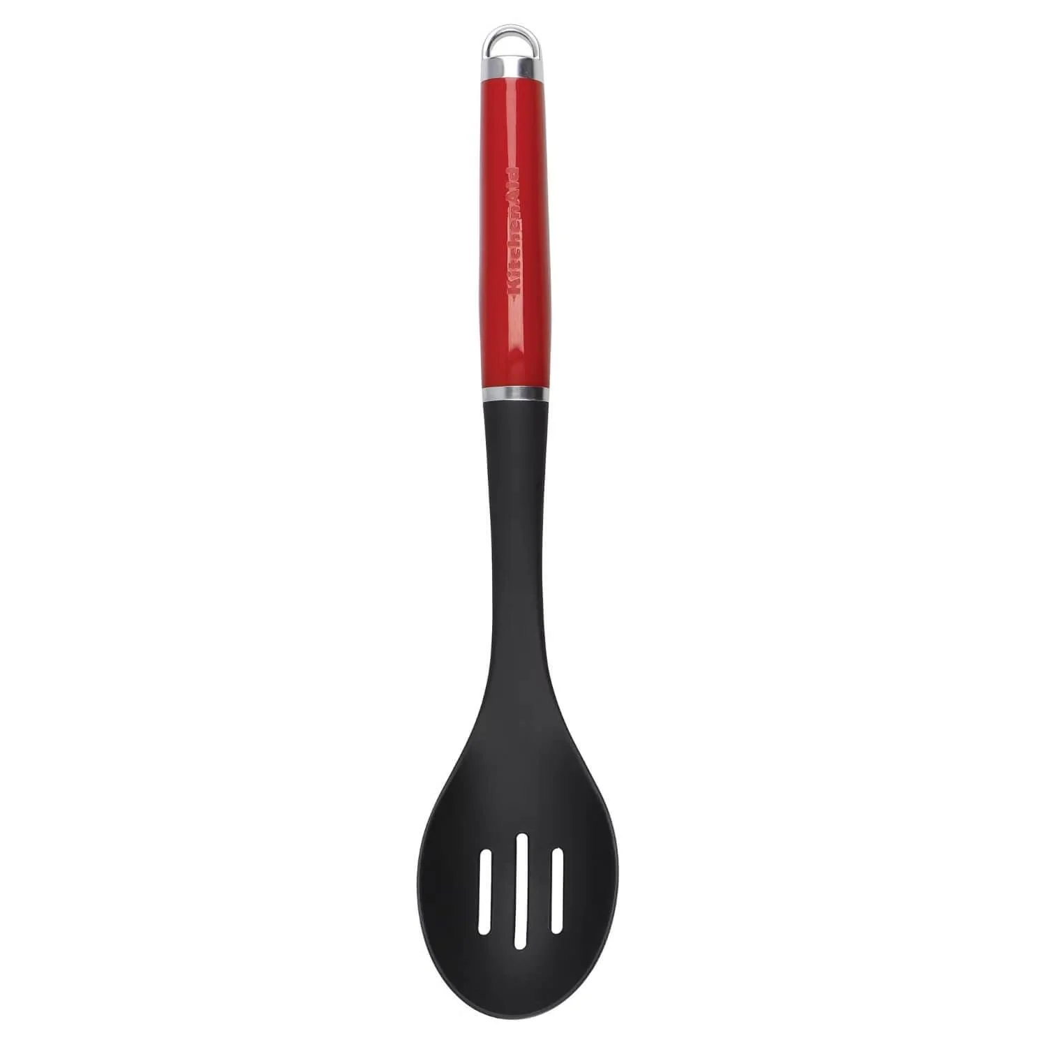 KitchenAid Utensils Plastic Slotted Spoon - Empire Red