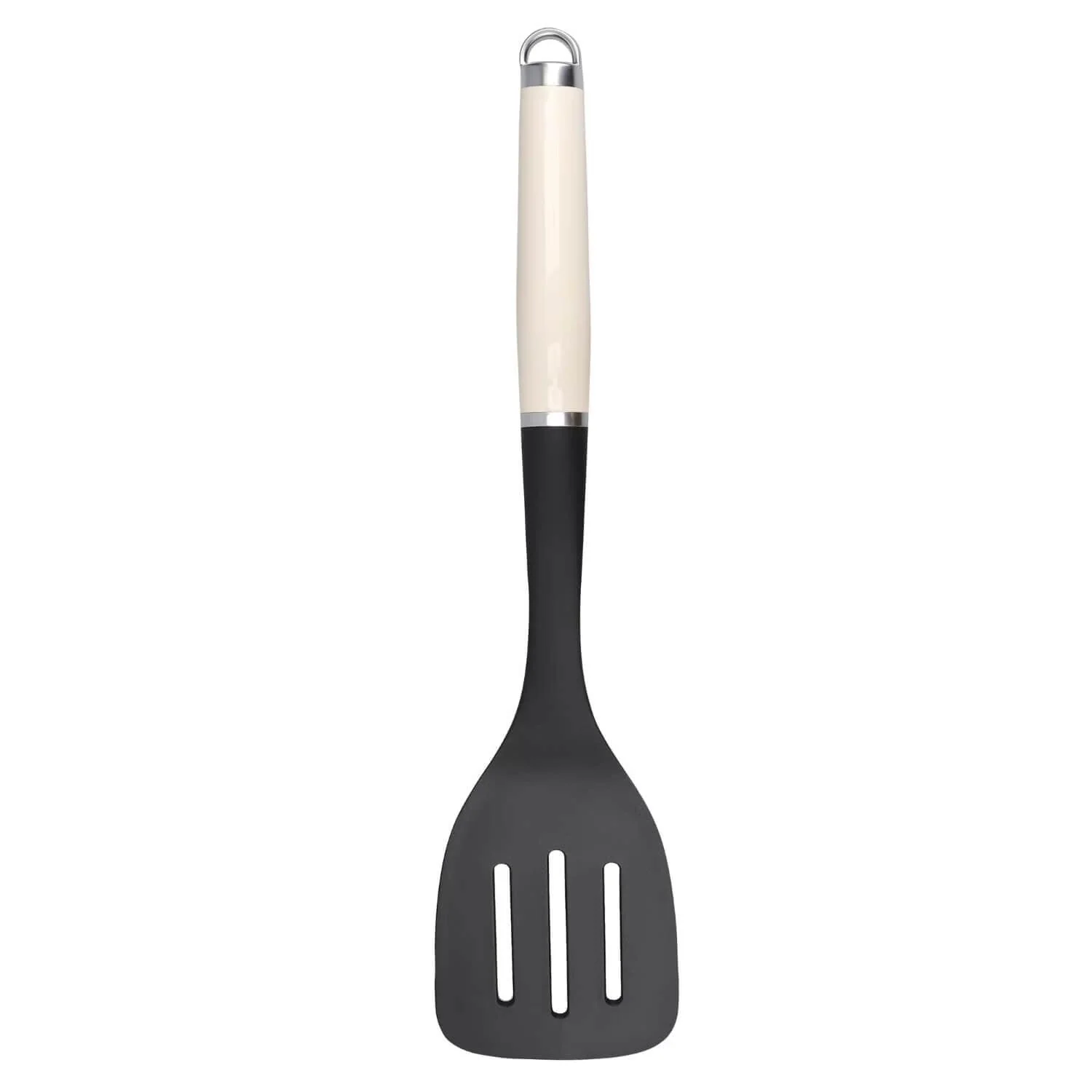 KitchenAid Utensils Plastic Slotted Turner - Almond Cream - Image 2