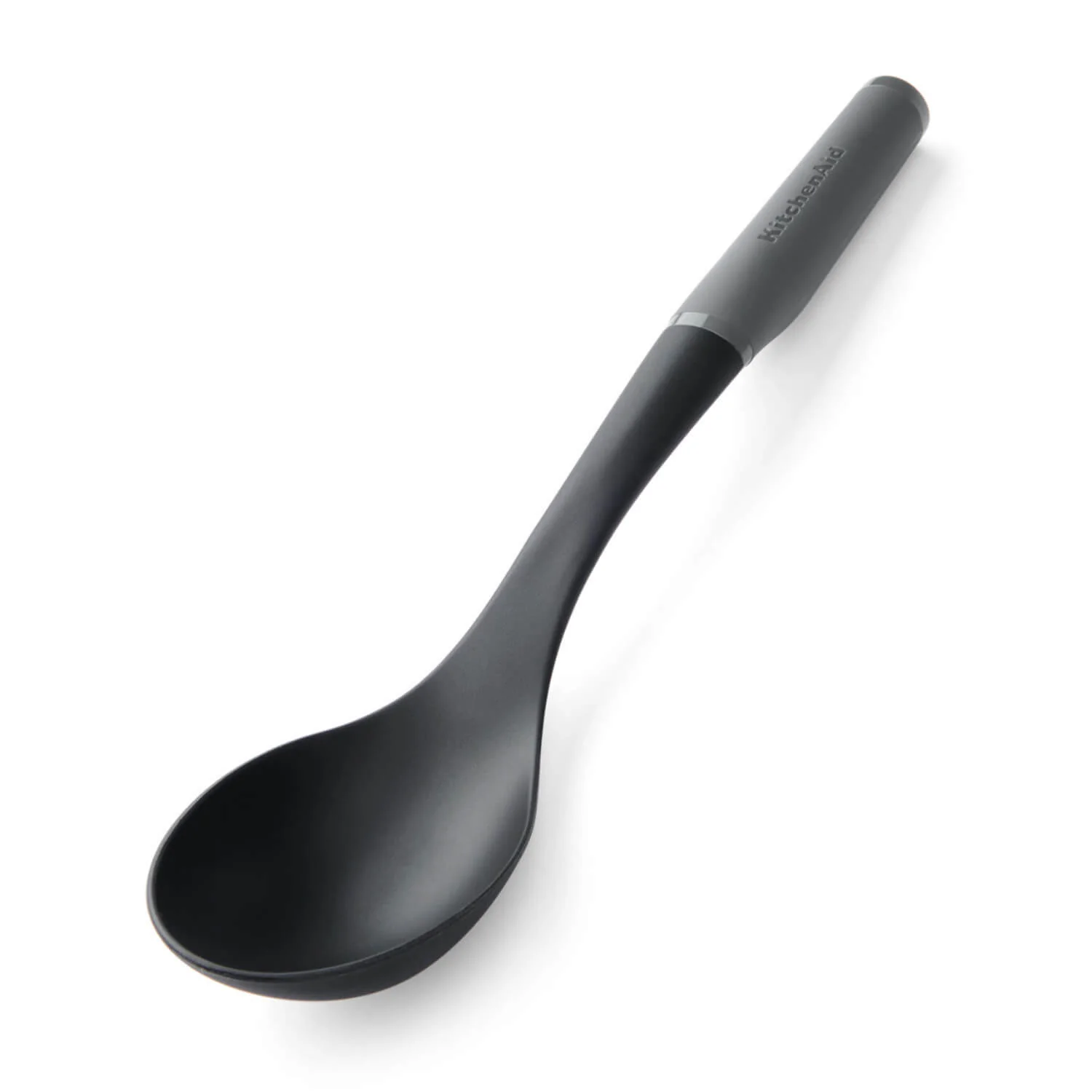 KitchenAid Soft Grip Basting Spoon - Charcoal Grey - Image 2